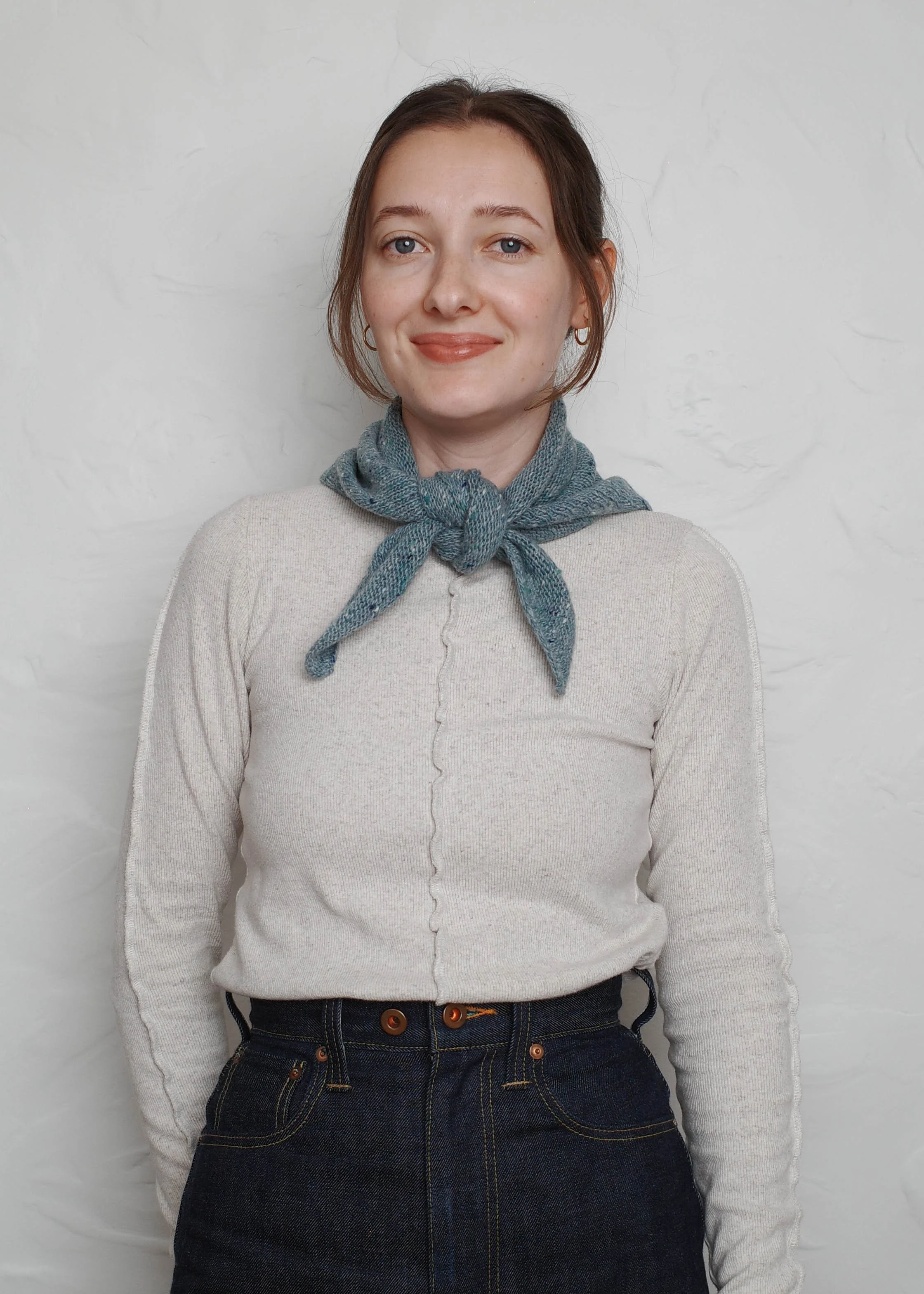 Knit Bandana – Sky Blue