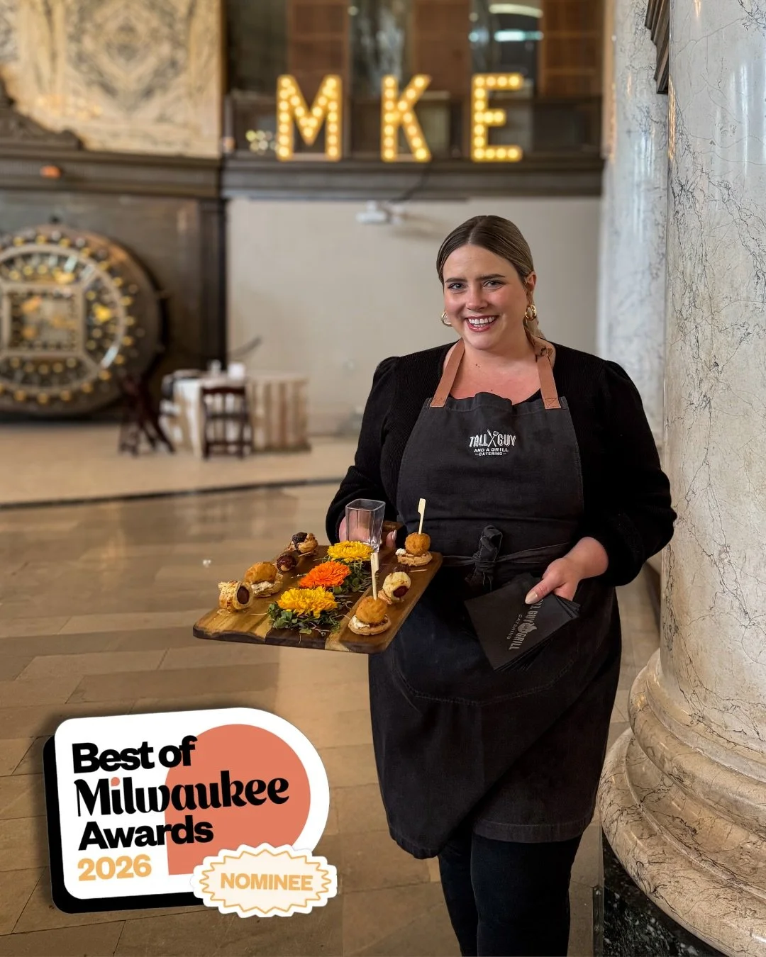 For the first time ever, @milwaukeemag added a catering category to Best of Milwaukee Readers&rsquo; Choice Awards and we&rsquo;re honored to be nominated! 🙌🏼

Truthfully, this one belongs to our team. Culinary, event staff, bartenders, servers, co