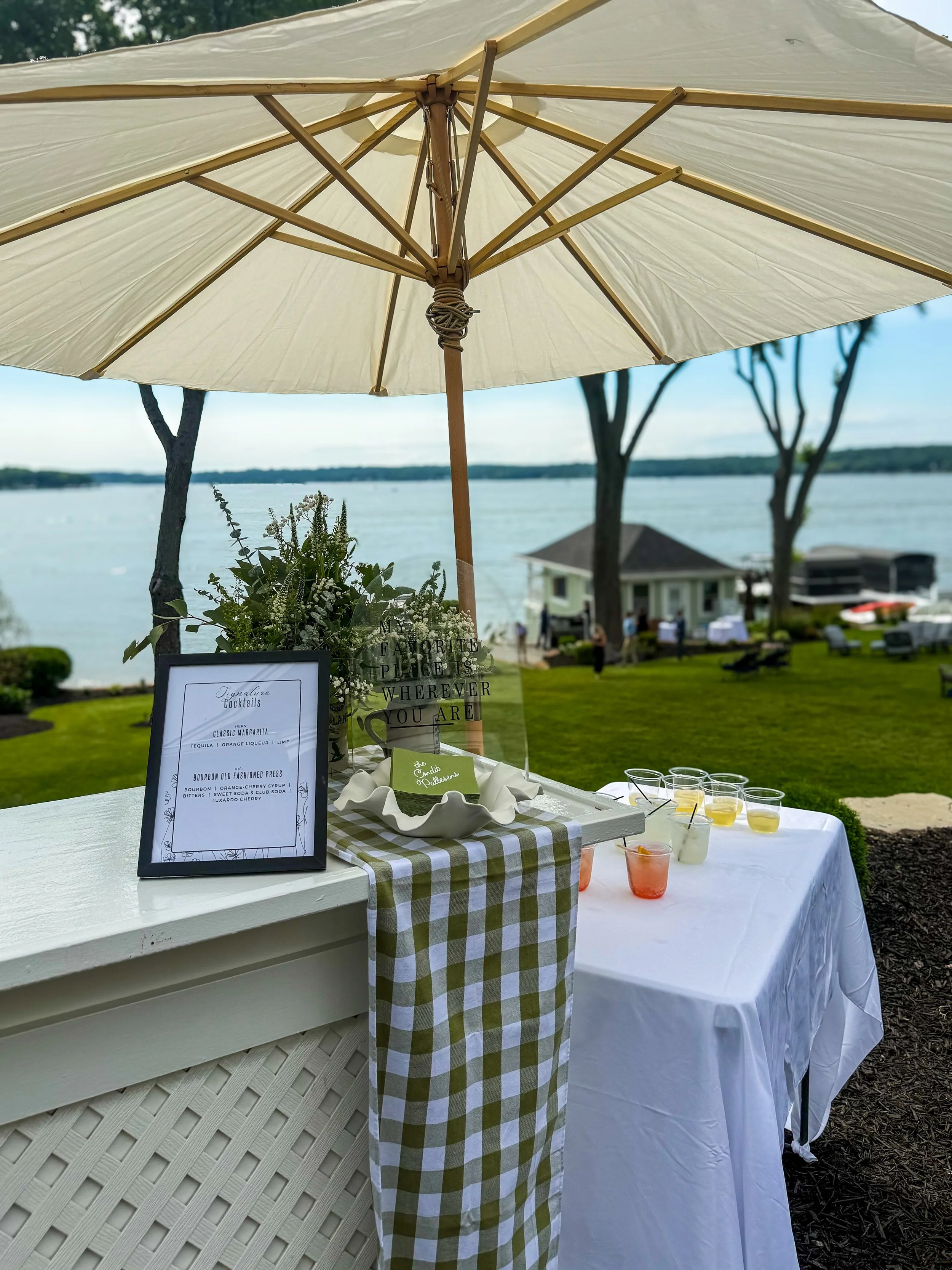 Nikki + Jesper | Pt. 1

(This wedding was so beautiful it deserves two posts!)

Their day brought together guests from around the world, included nods to the places they&rsquo;ve traveled, sparklers💥, a jump in the lake, and our favorite &ndash; han