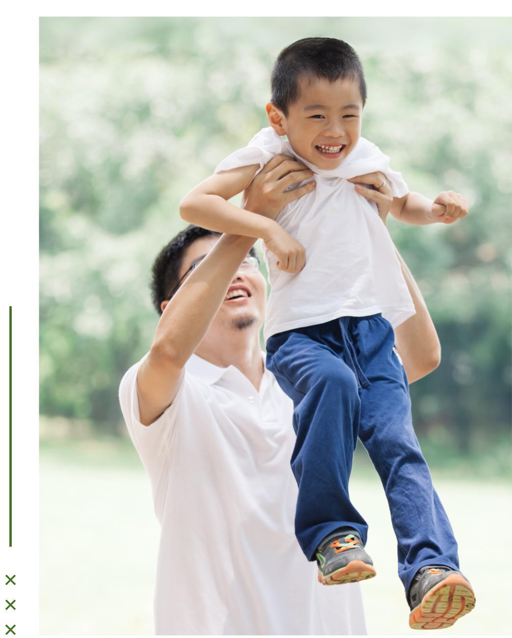 A happy Asian father holding his son up in the air while smiling. Did you know couples counseling in Portland, OR can help with infidelity, trust issues & more? Learn how to get started with a therapist today.
