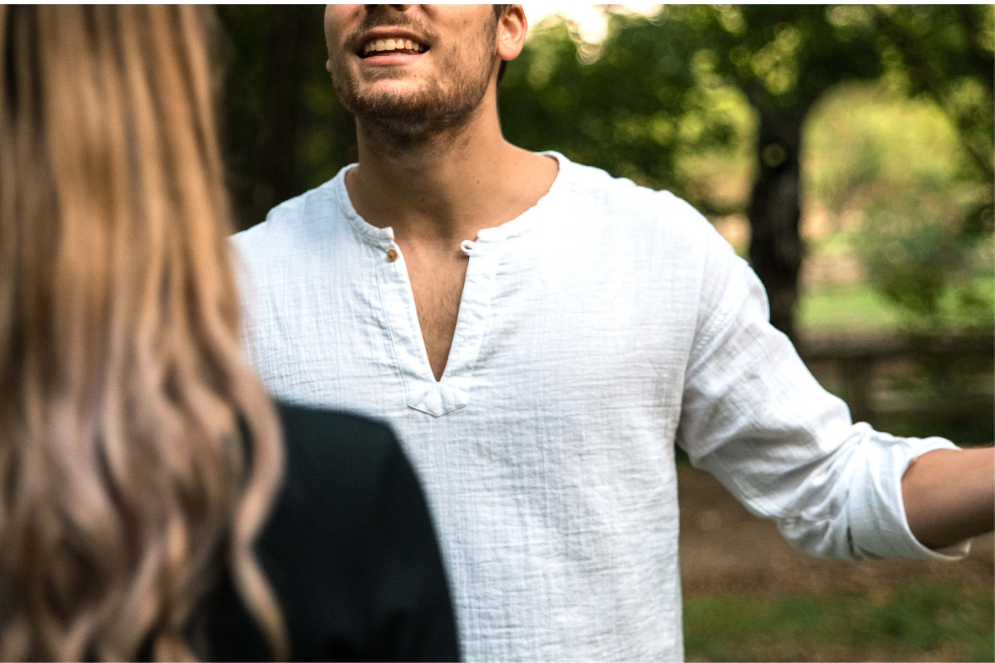 A man stand with his partner outdoors, reflecting the trust rebuilding after cheating is a journey, but our empathetic affair recovery counseling in Portland, Oregon, helps you find genuine happiness again. Serving the 97229 zip code.