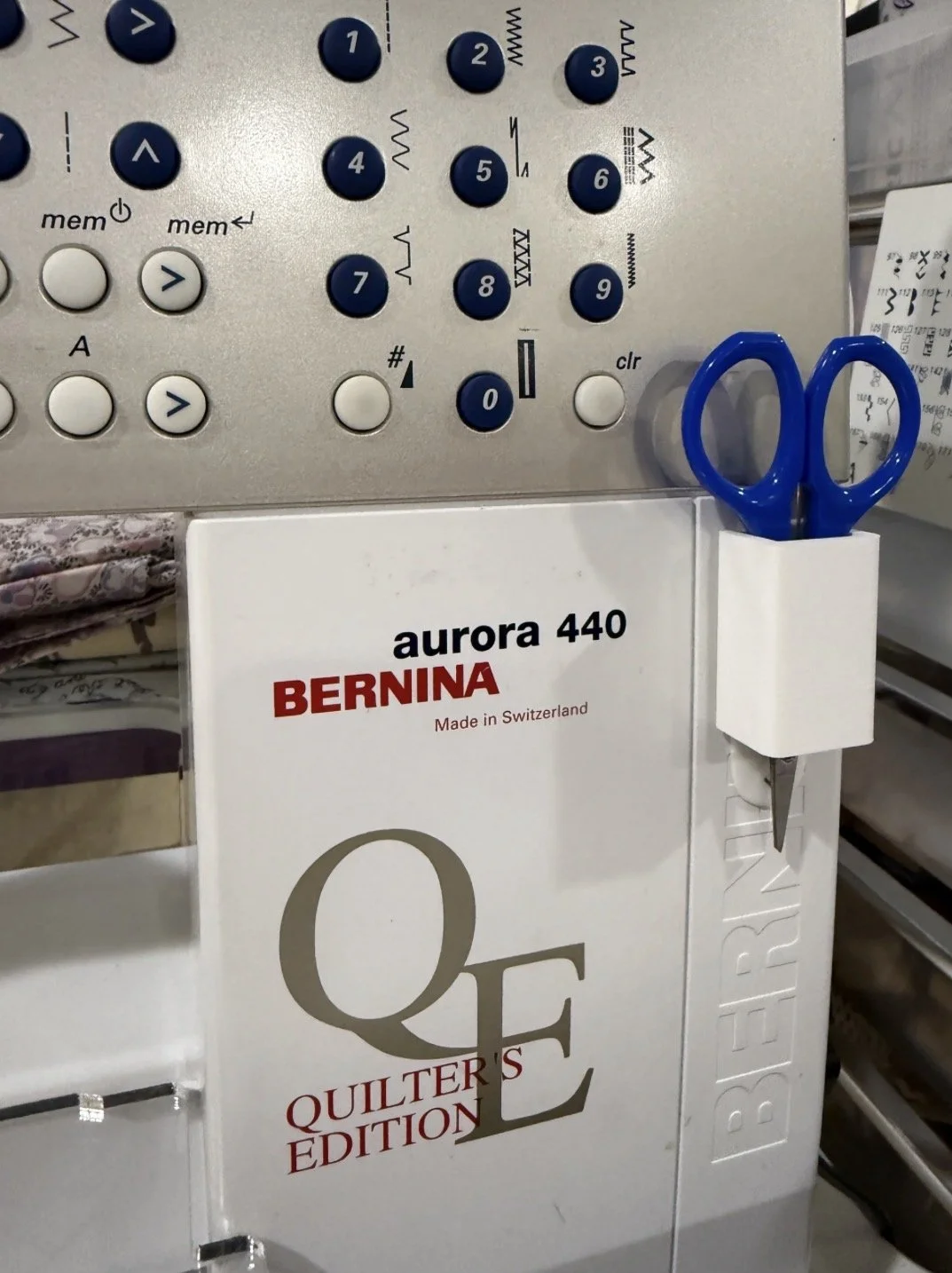 SCISSOR HOLDERS for your sewing machine! 