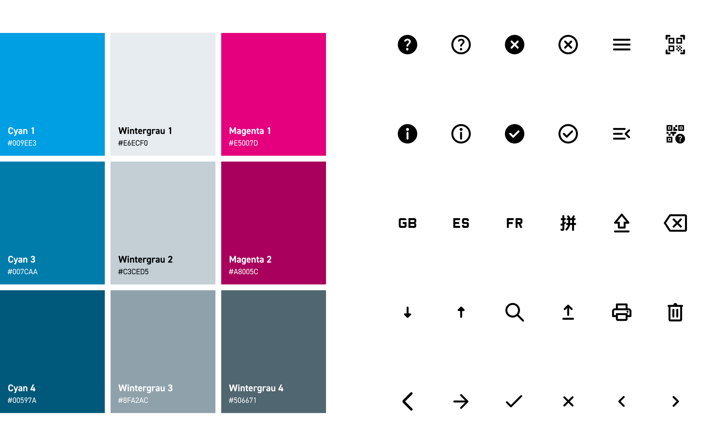 Implementierung von Corporate Design Guidelines zur Farb-, Typografie- und Iconauswahl für die Embedded qPCR-Software. Fokus auf visuelle Klarheit, reduzierte UI-Screens, eindeutige Nutzerführung und gut identifizierbaren Systemstatus.