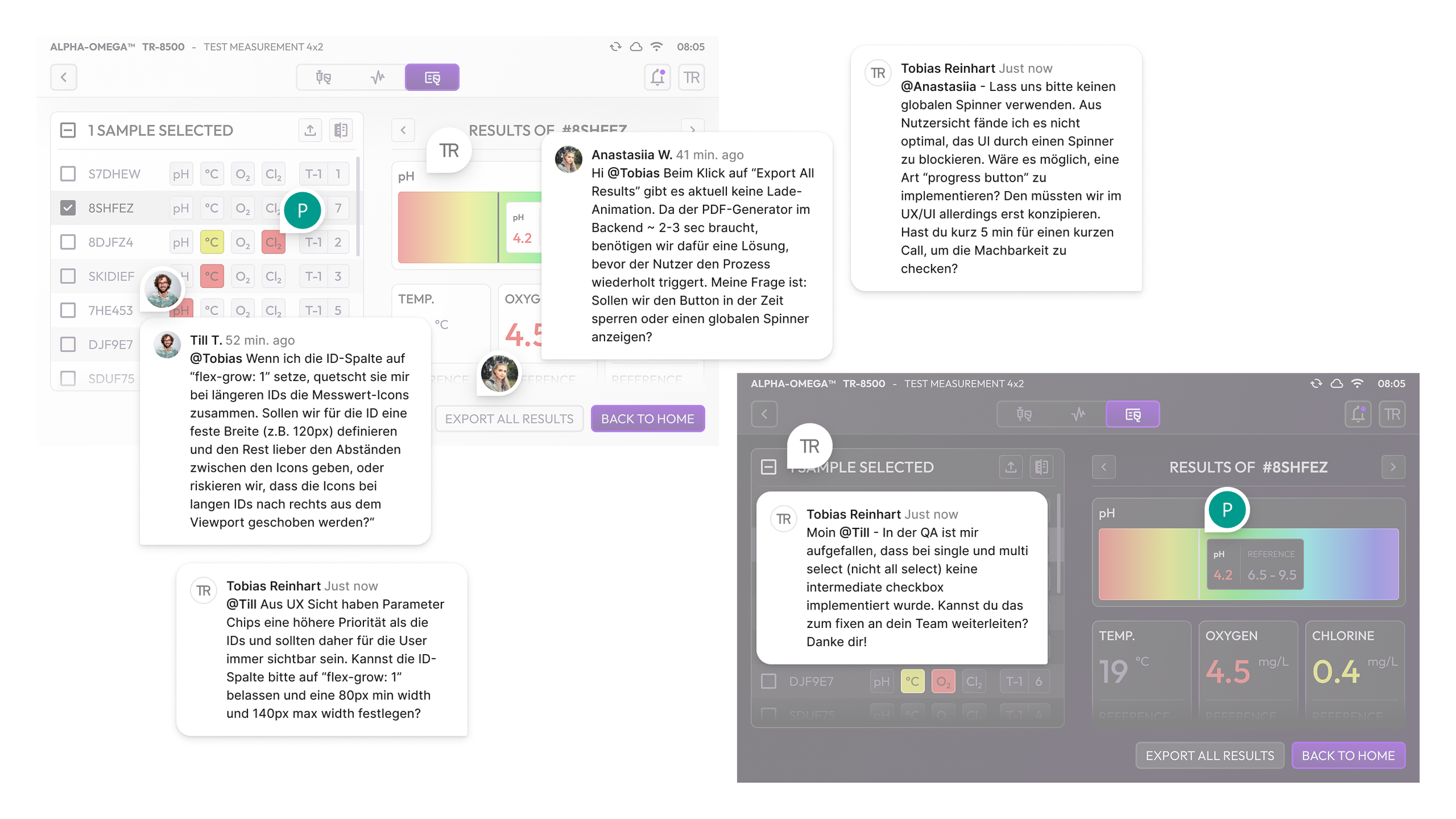 Entwicklungsbegleitung im engen Austausch mit Entwicklerteams. Prüfung von Features, Unterstützung bei Usabilitythemen zur Sicherung von Nutzeranforderungen, Designqualität und technischer Machbarkeit bis zum Release.