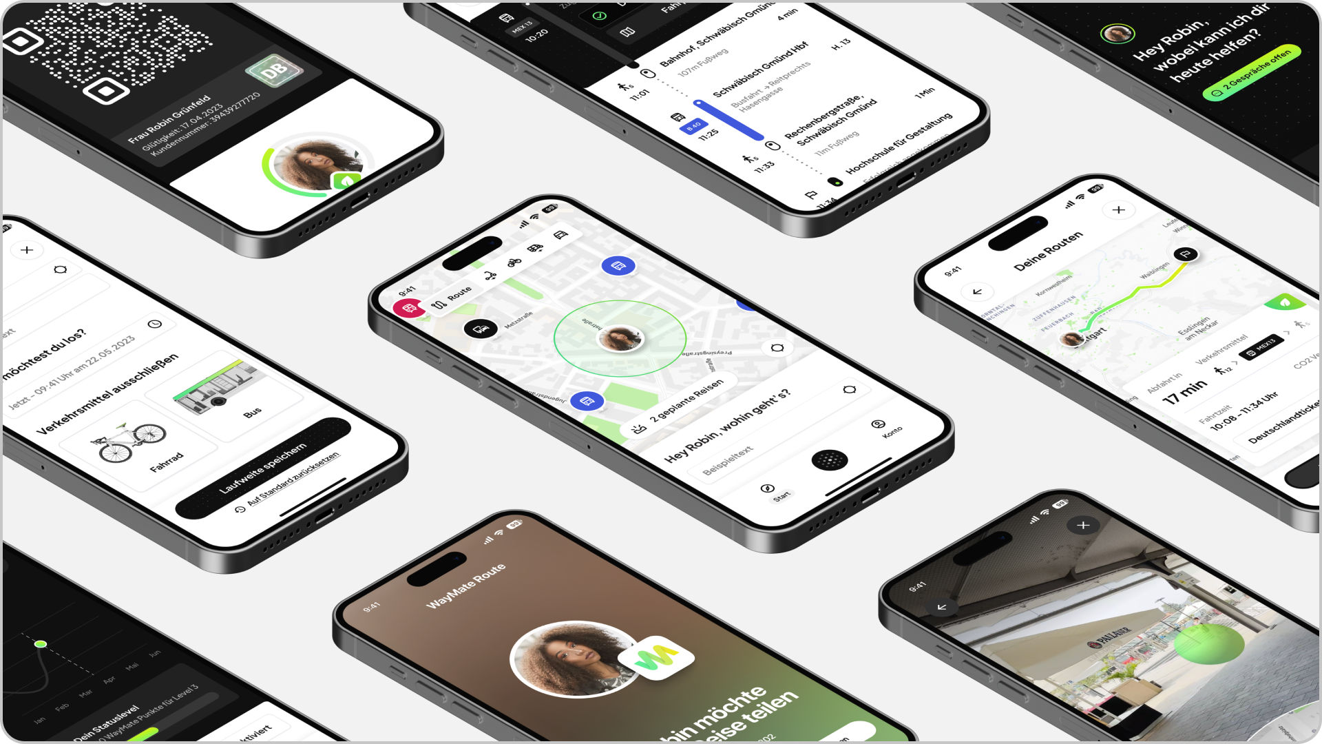 Die WayMate App soll personalisierte Seamless-Mobility ermöglichen, den Alltag durch smarte Navigation und Reiseplanung erleichtern und eine stressfreie, effiziente sowie durchgängige Mobilität sicherstellen.