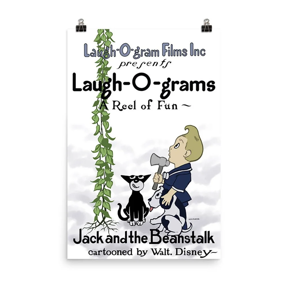 Jack and the Beanstalk Cartooned by Walt Disney Laugh-O-Gram Films Inc ...