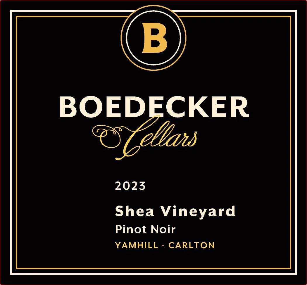 2023 Shea Vineyard Pinot Noir label