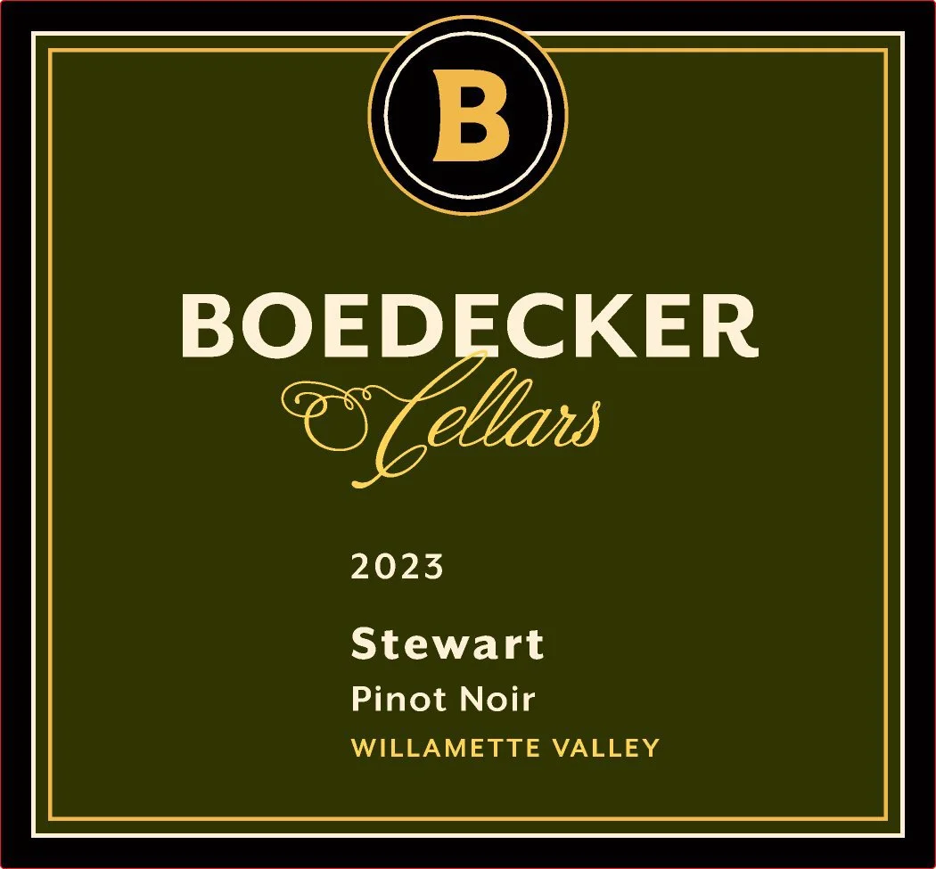 Stewart 2023 Pinot Noir label