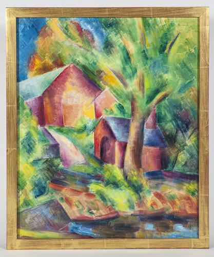 Konrad Cramer, "Red Barn": $6,800
