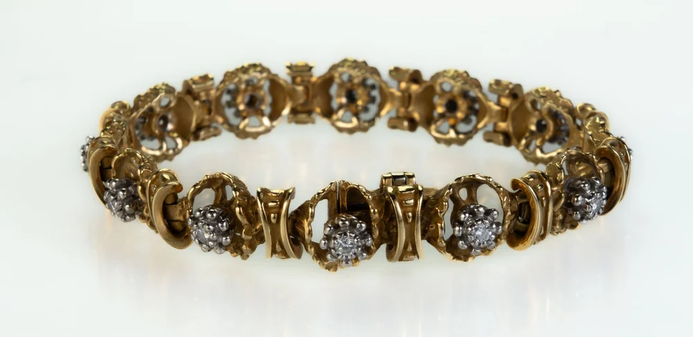Lot 150: 18k Diamond Bracelet