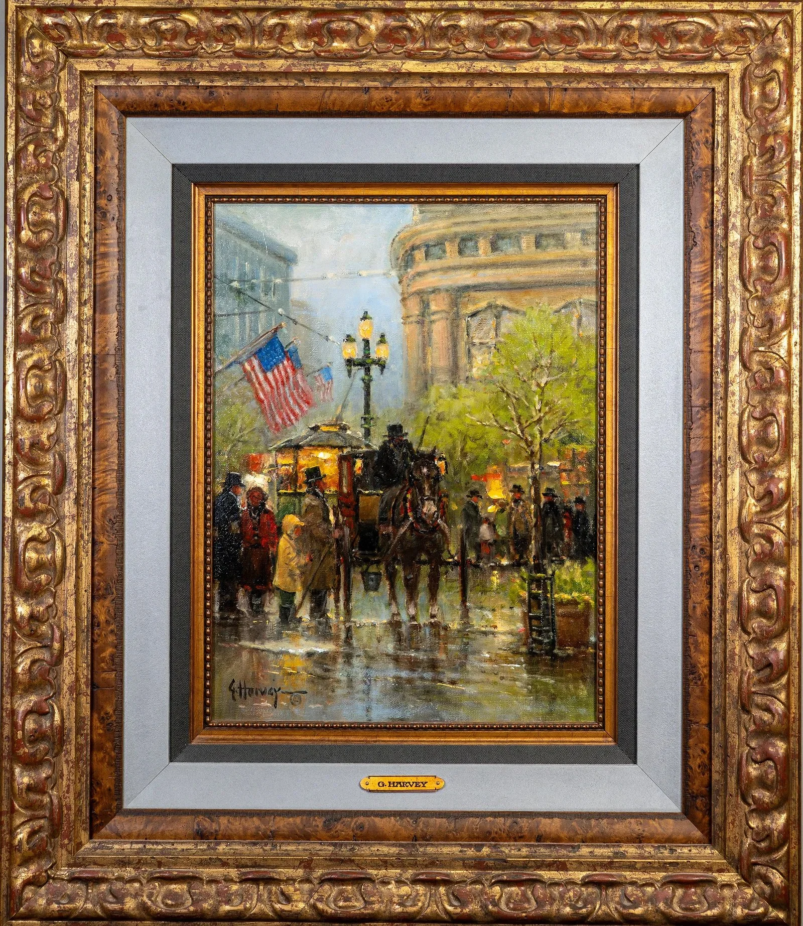 G. Harvey, "Market at Powell San Francisco."