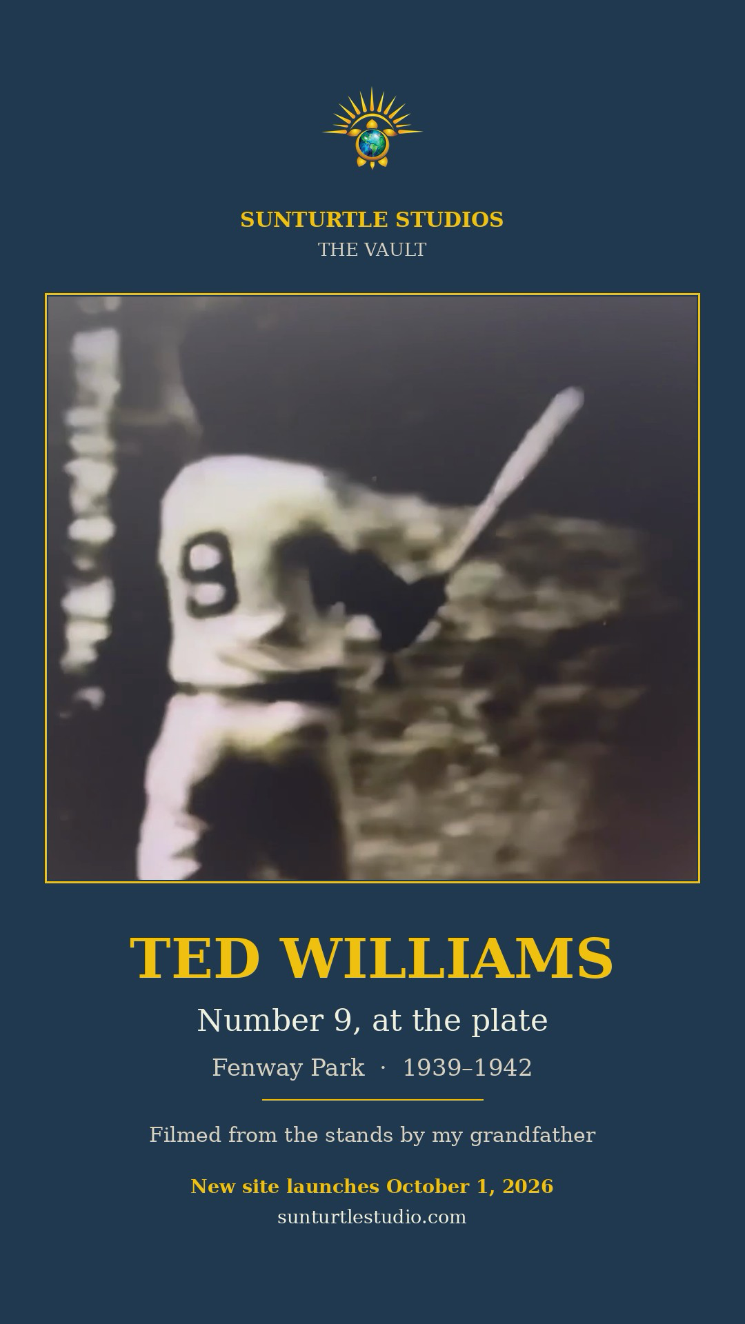 Ted Williams at Fenway, 1939–1942 — My Grandfather's Home Movie