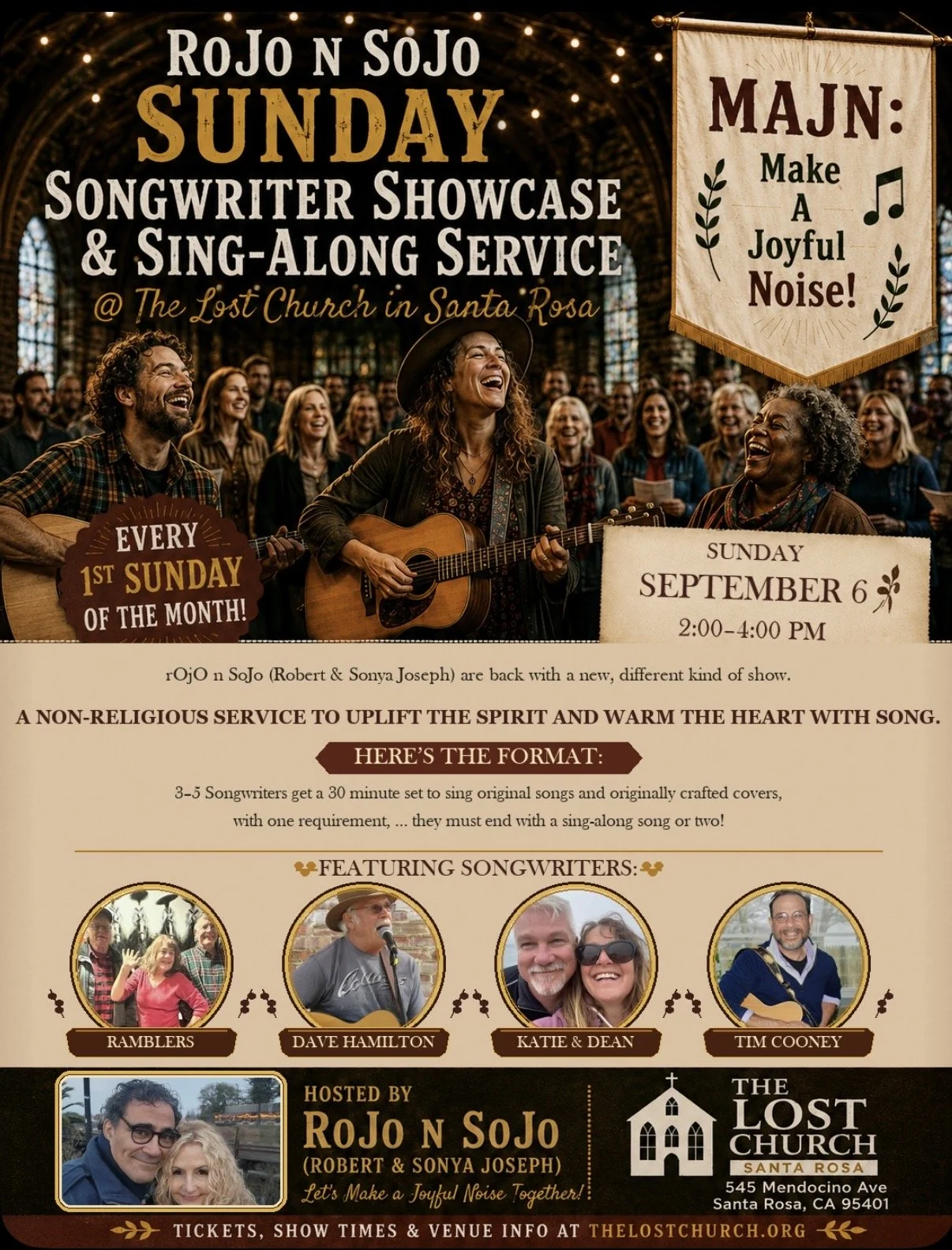 rOnSo's Sunday Songwriter's Sing-Along (Matinée)