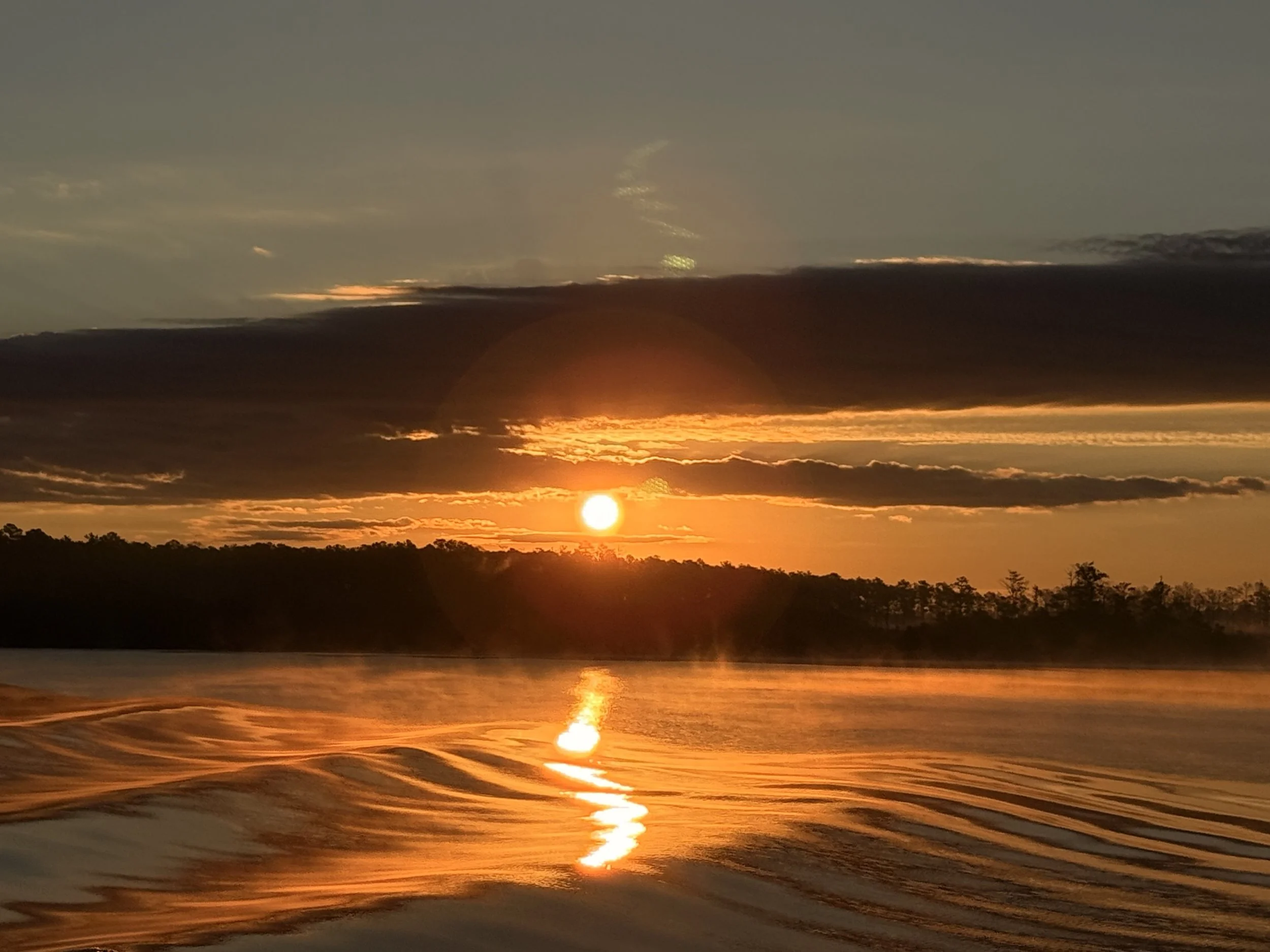 Sunrise over the ICW,  NC