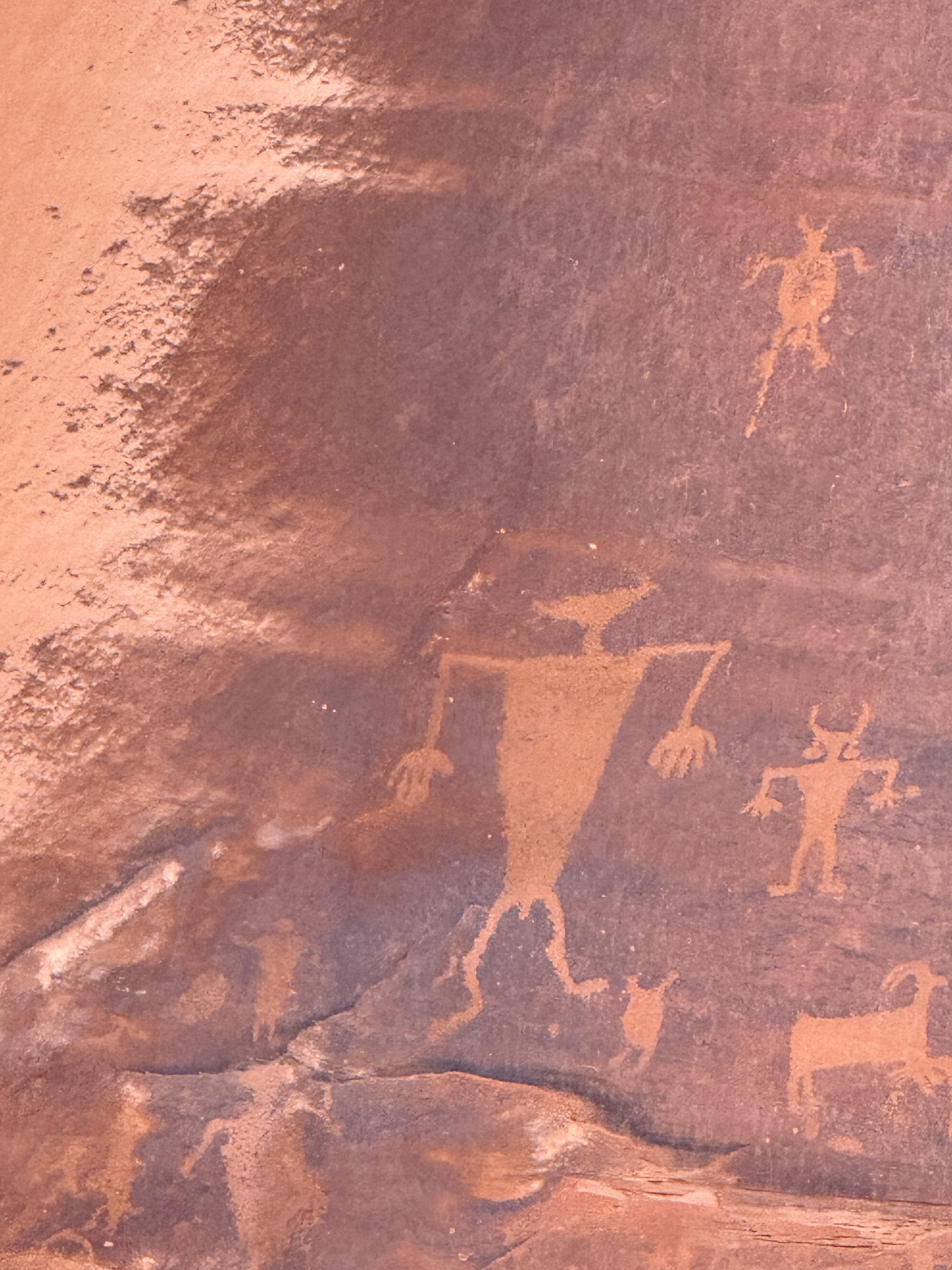 Petroglyphs, Turtle, Ram, Man and Boy