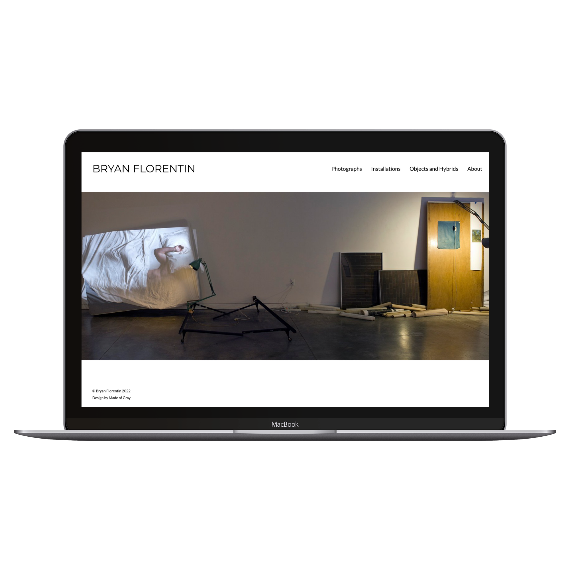 Web Designer Example of Squarespace Academic Portfolio