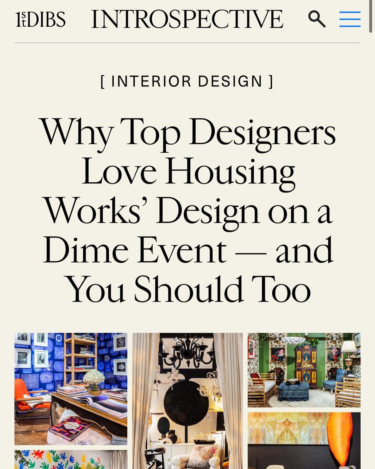 Countdown is on! ⏱️ So thankful to 1st Dibs for this incredible feature on Design on a Dime especially to @tony1stdibs and @jsawriter. I&rsquo;m grateful to all the amazingly talented designers and generous contributions. 

Link to the article and ti