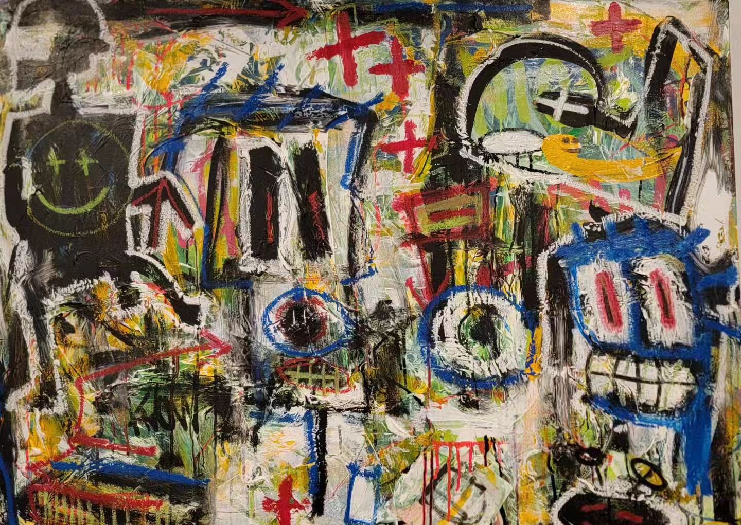 Old Skool
30 x 40 mixed media

#artistsoninstagram #streetart #jasonpikenart #homedecor #loft #nyc #nycart #abstractartist #multilayer #basquiat #jeanmichelbasquiat
#antifragile