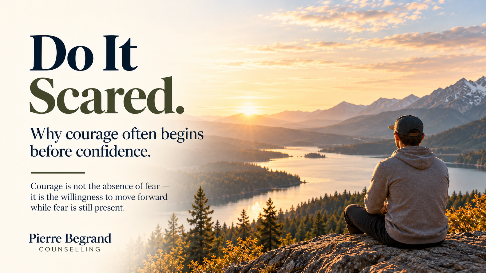 🌿 Do It Scared: Why Courage Often Comes Before Confidence