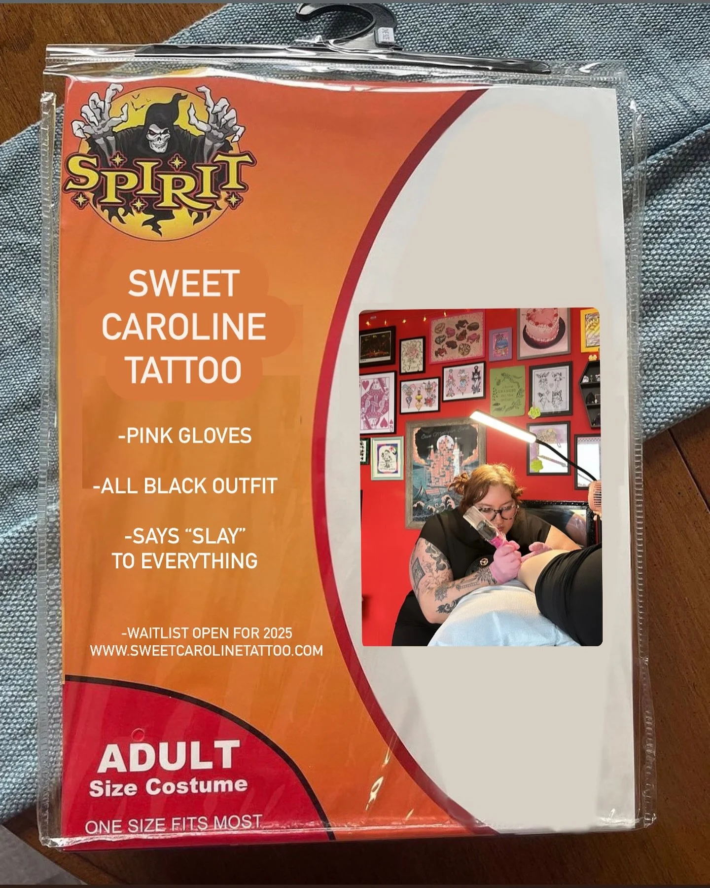 happy 3 year tattoo license anniversary to me 🥰 &amp; also Happy Halloween, be safe out there! 🎃 

submit a form on my website to get on my waitlist for 2025 🫶🏻🌷I love y&rsquo;all!!! thank you for everything we&rsquo;ve done so far, thank you fo