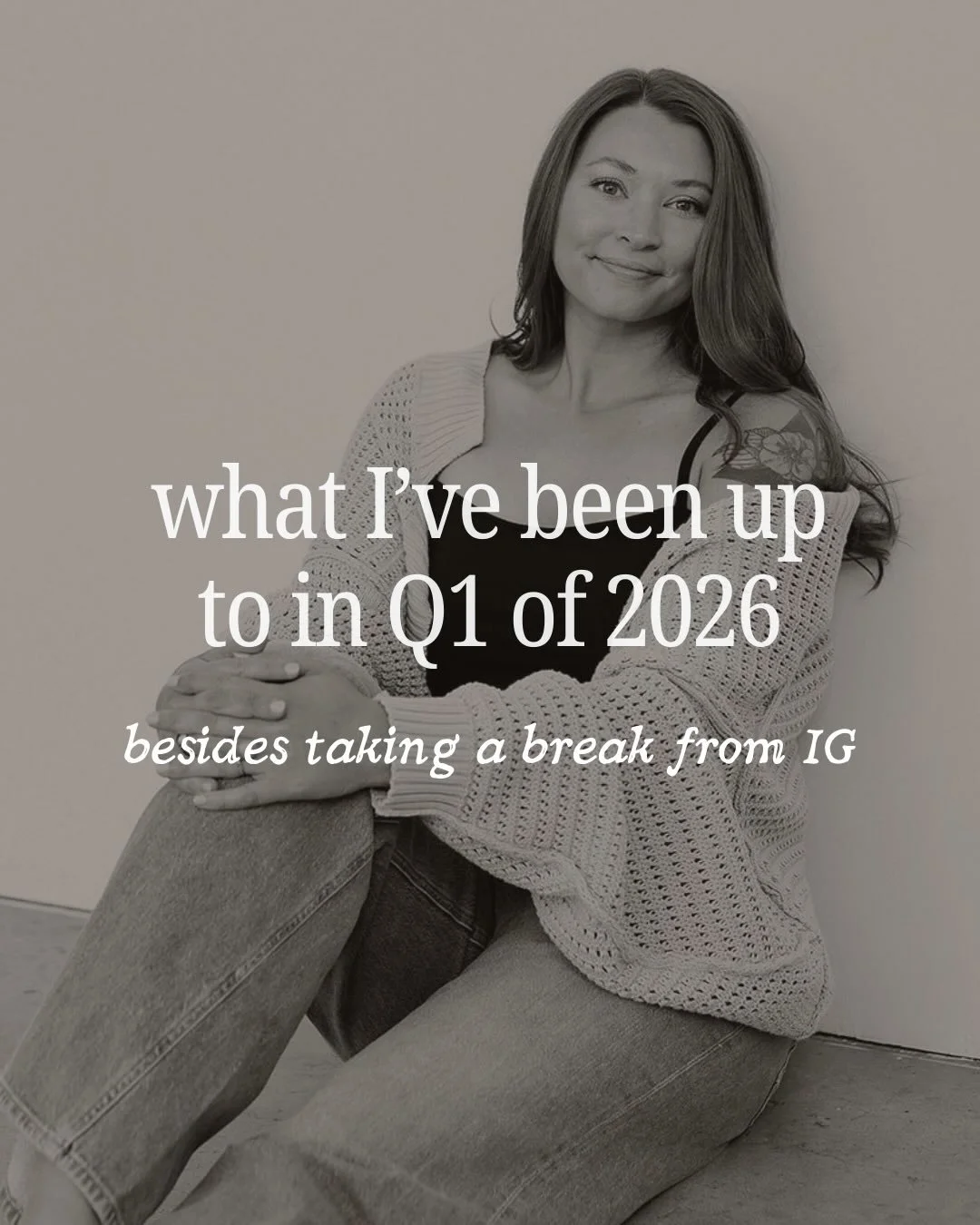 2026 has been FULL so far, in all the best ways.

Over the past few years, I&rsquo;ve associated &ldquo;fullness&rdquo; in life with being busy with my work - growing and improving my business, being creative within it, supporting clients, pushing my