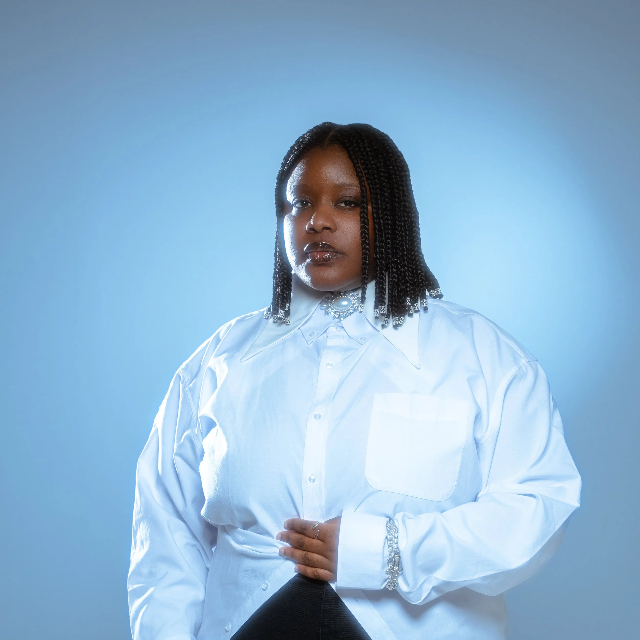 OUT TODAY // the title track and final single from @binti.bb&rsquo;s forthcoming debut EP &ldquo;happy to be here,&rdquo; With this release, binti offers the clearest window yet into the emotional core of a project that has been building toward exact