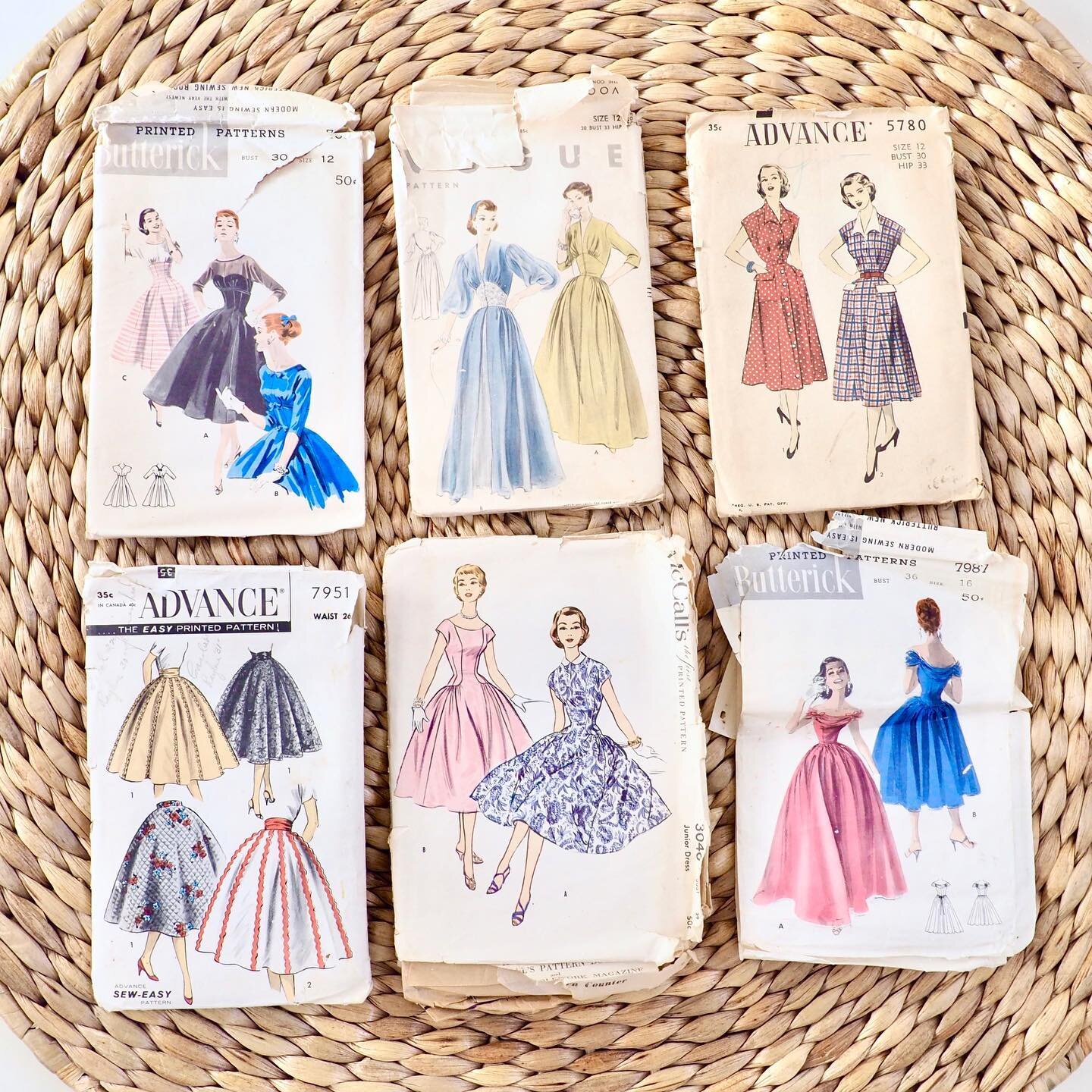 Vintage pattern haul! Comment your favorite below 💐

I found these treasures at an estate sale yesterday and I am so inspired by them! Which one should I make first?