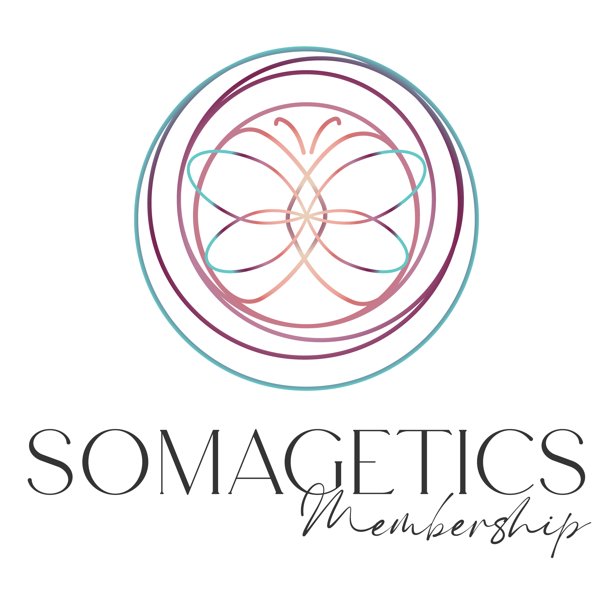 coach website design branding: membership icon for somagetics, embodied trauma coach training