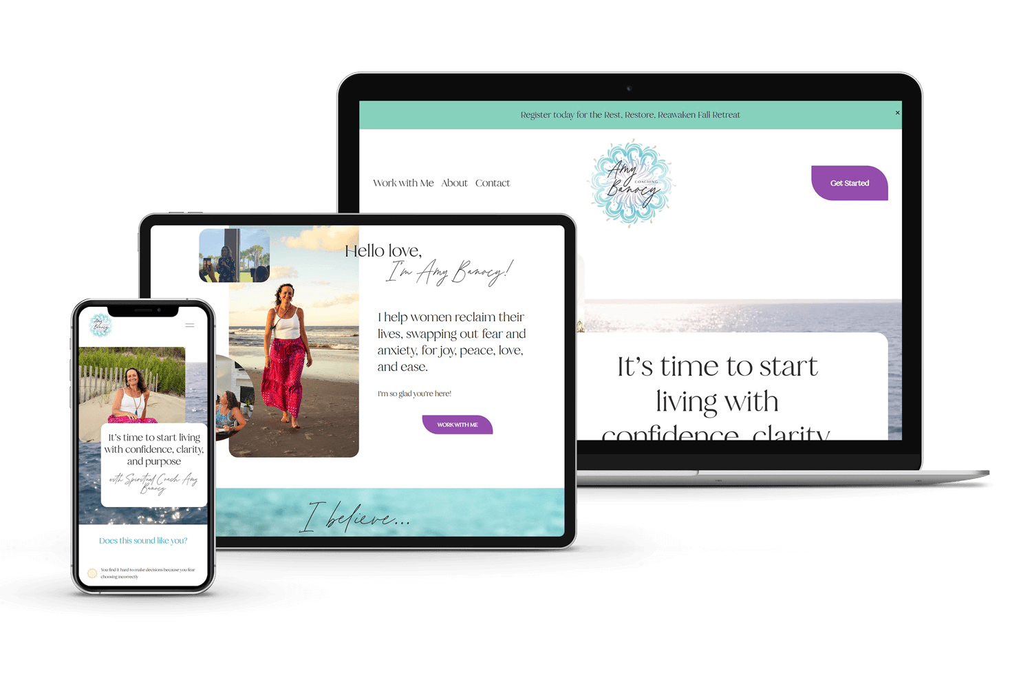Spiritual Coach Website Design + Branding