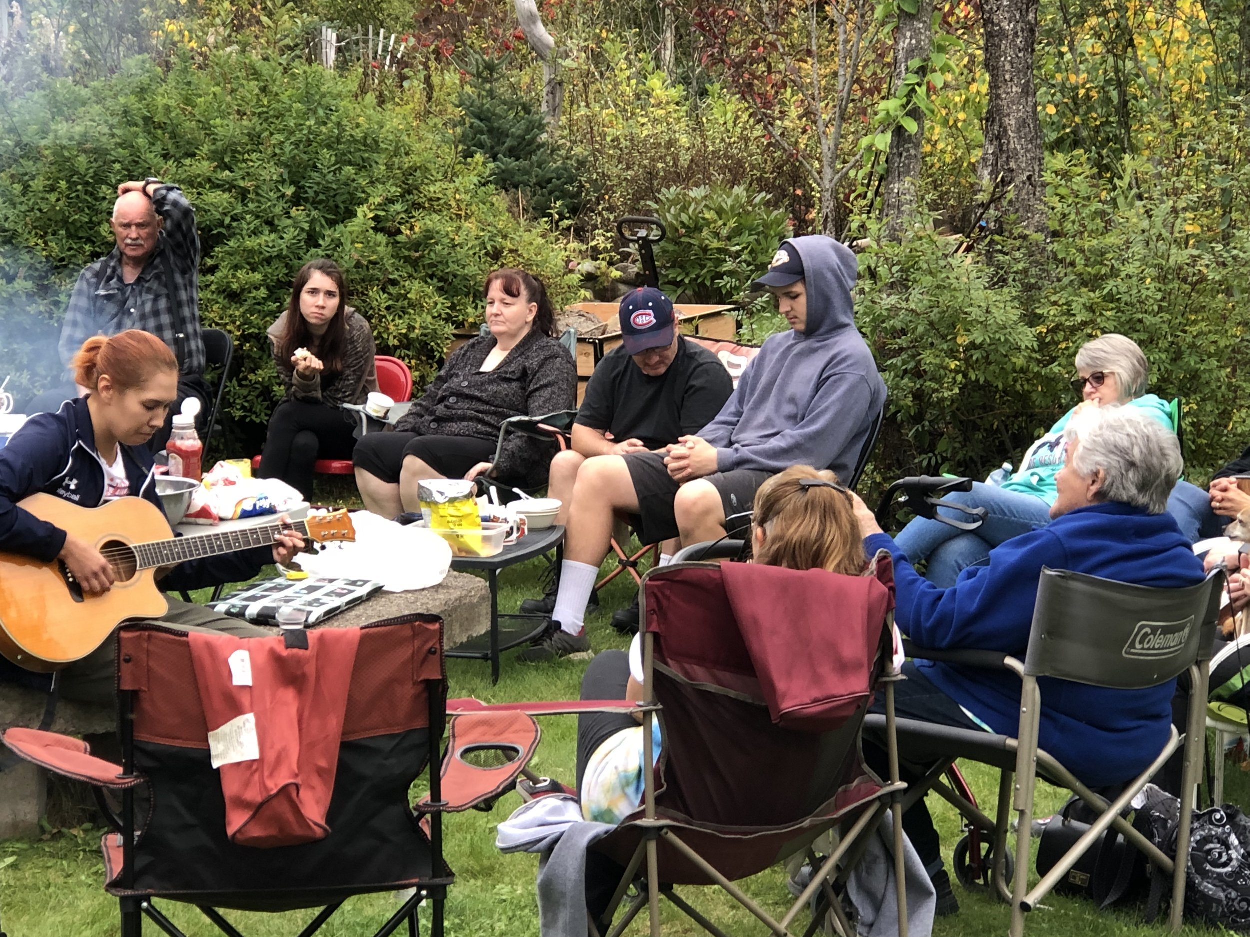 Sept 8, 2019 - Stone Soup Event at the Hoopers with music by the talented Bria Rose.