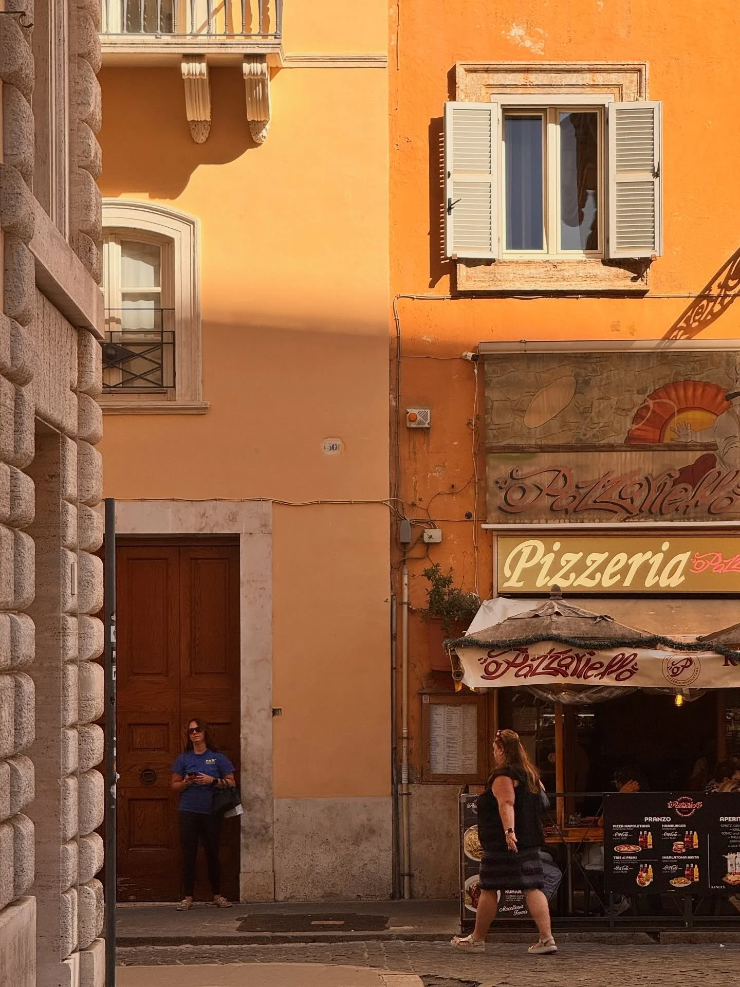 Thinking about the sunshine and carbs in Rome.