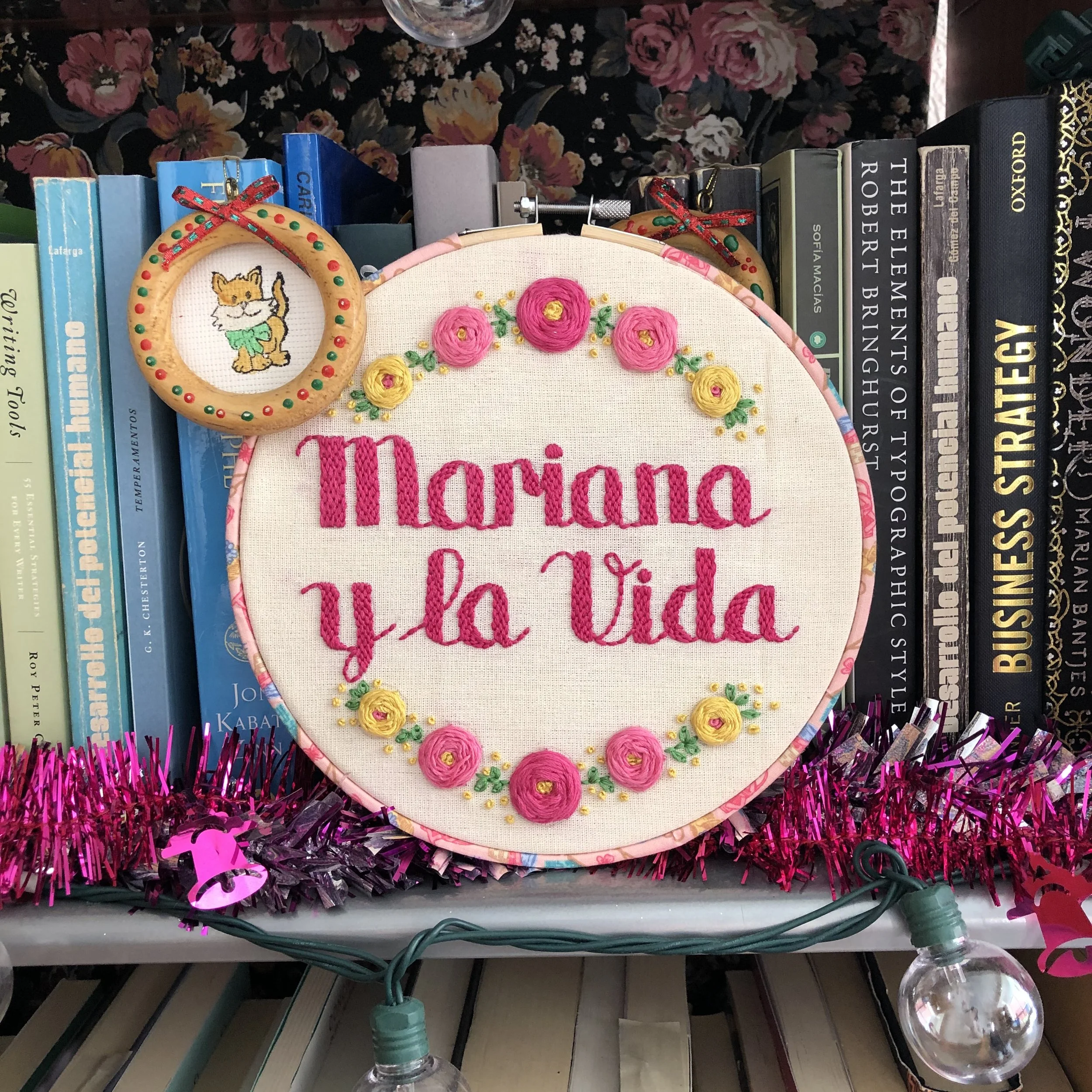 Gabriela González: " integrar cada hilo o vida puntada a puntada."