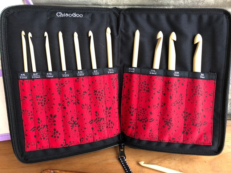 Chiaogoo T-SPIN interchangeable crochet hook set