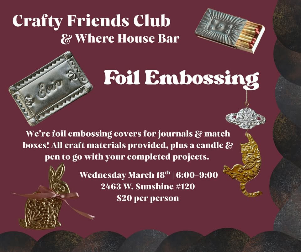 CRAFTY FRIENDS CLUB - Foil Embossing