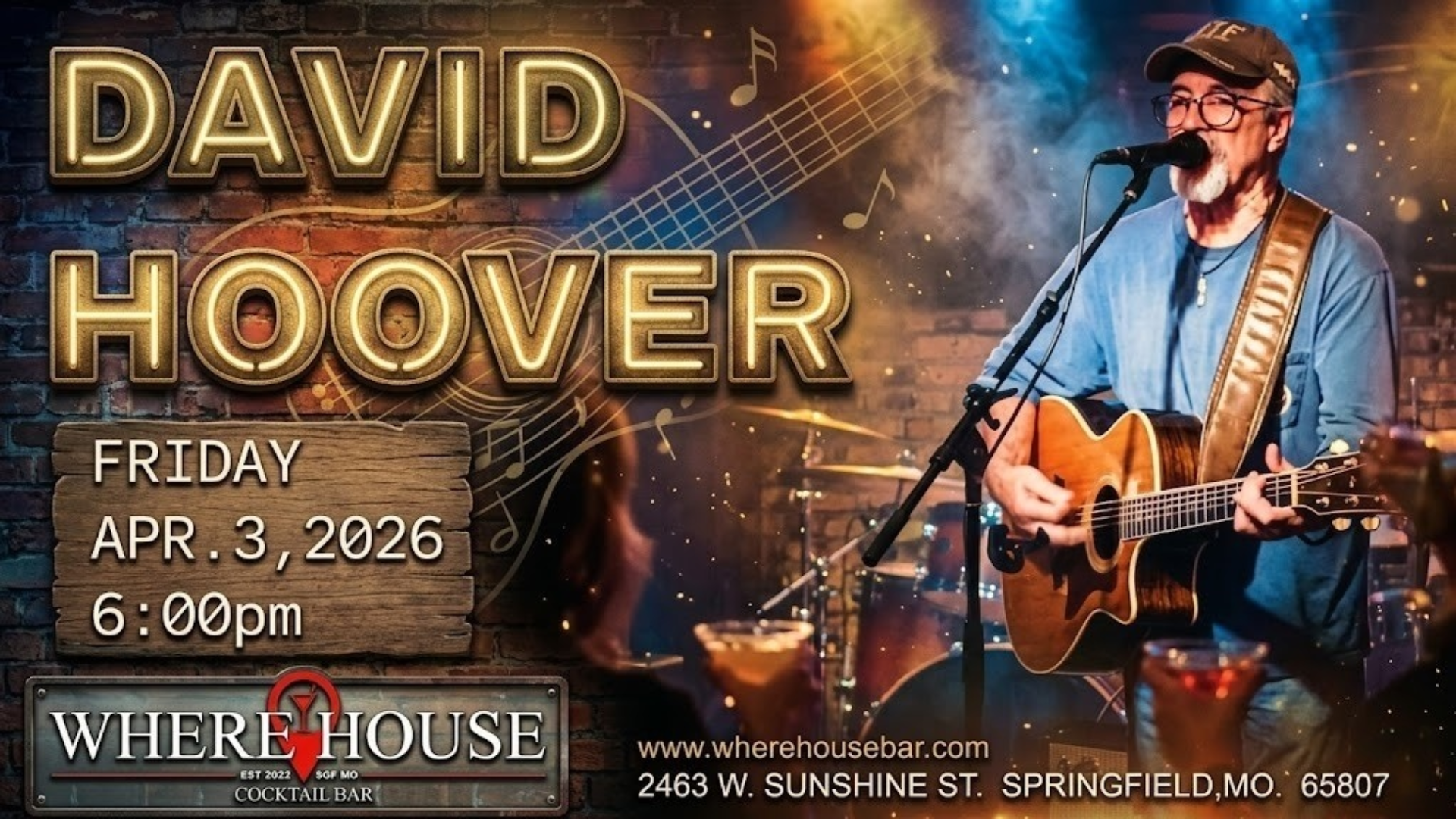 DAVID HOOVER LIVE