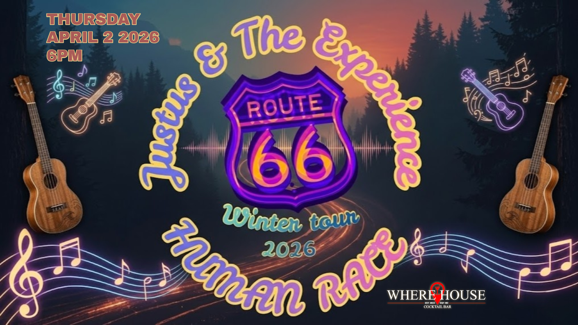 JUSTUS & THE EXPERIENCE - Rt.66 Human Race Tour 2026