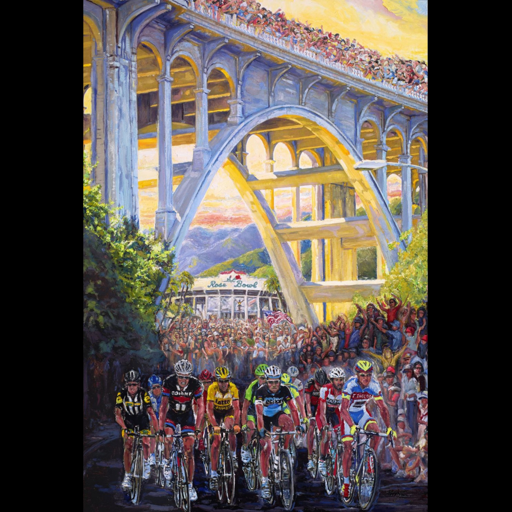 Brilliant Bold Bridging the Gap Mark Cavendish — Tracy Holmes Fine Art