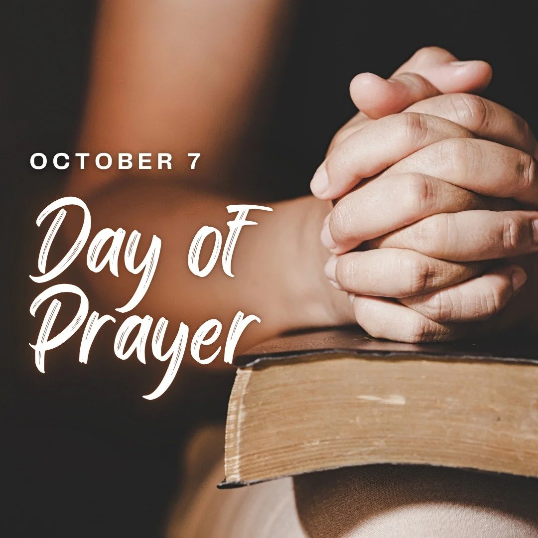 Join us on October 7 for our back to school Day of Prayer and Fasting. Here is your guide for the day! https://drive.google.com/file/d/1b3sPglemRT6IZsk9077uLF2kHN2LE3eU/view?usp=sharing