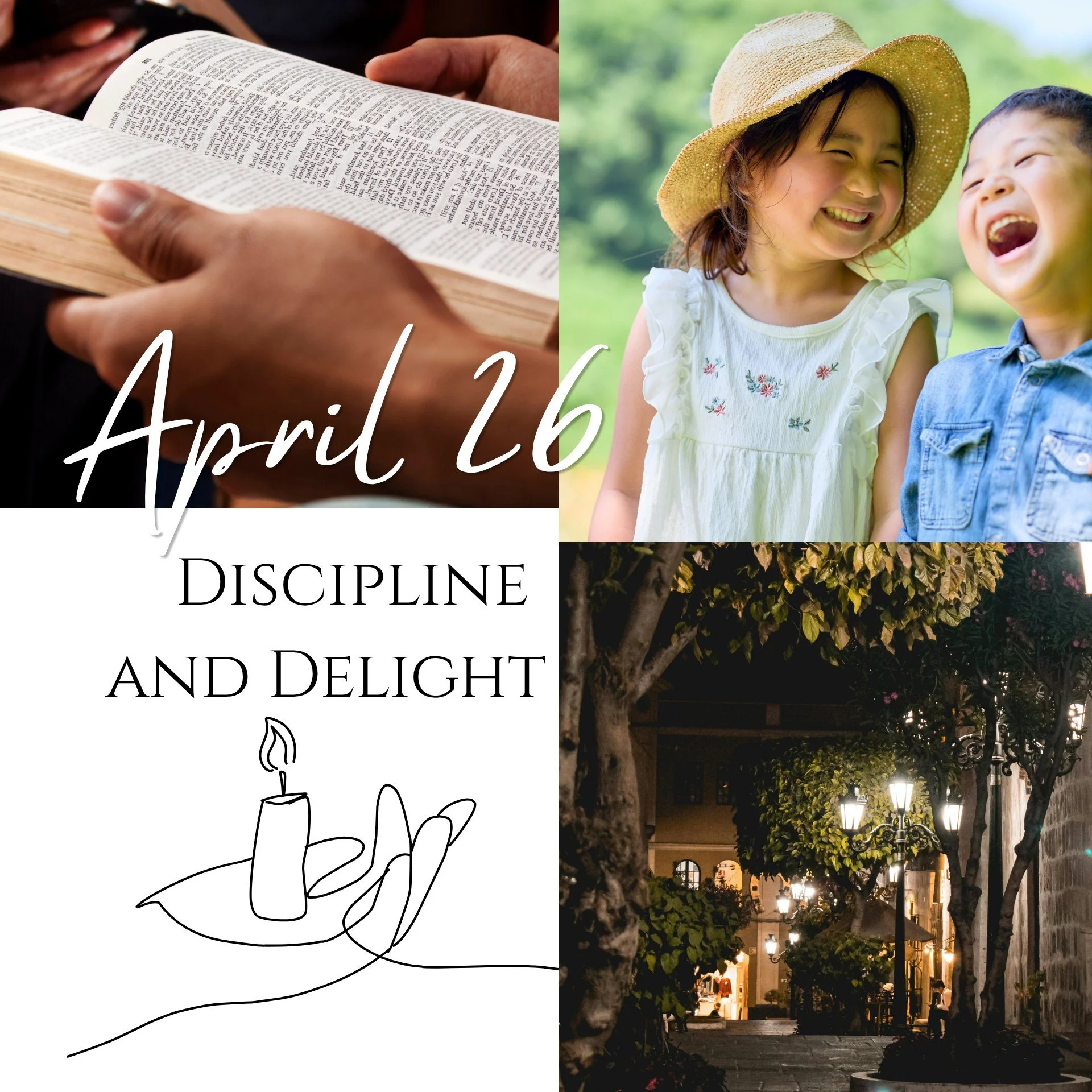 This Sunday is our 4th Desperate Prayer Service. We'll be focusing on Discipline and Delight as found in Psalm 119: 9-16, 33-40, and we'd love to have you join us starting at 4pm.