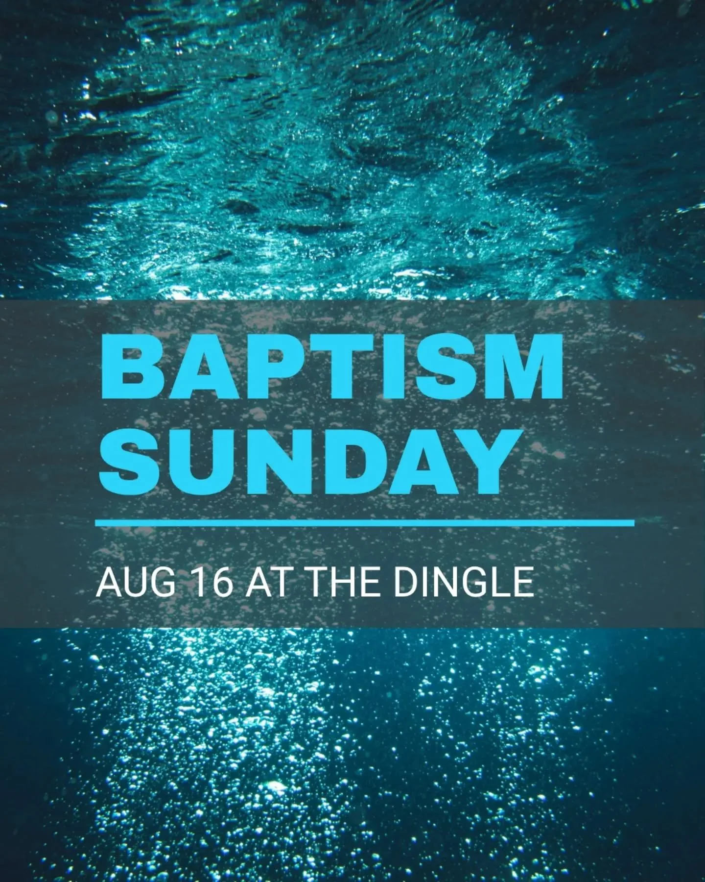 Baptism Service at the Park tomorrow!

Church will be held at the Dingle, so don't show up to Robie St tomorrow! Stay afterwards for a hot dog BBQ! PAX is bringing 🍉 watermelon and BBQ 🌭 hot dogs. Bring a chair or blanket and a 💦 water bottle