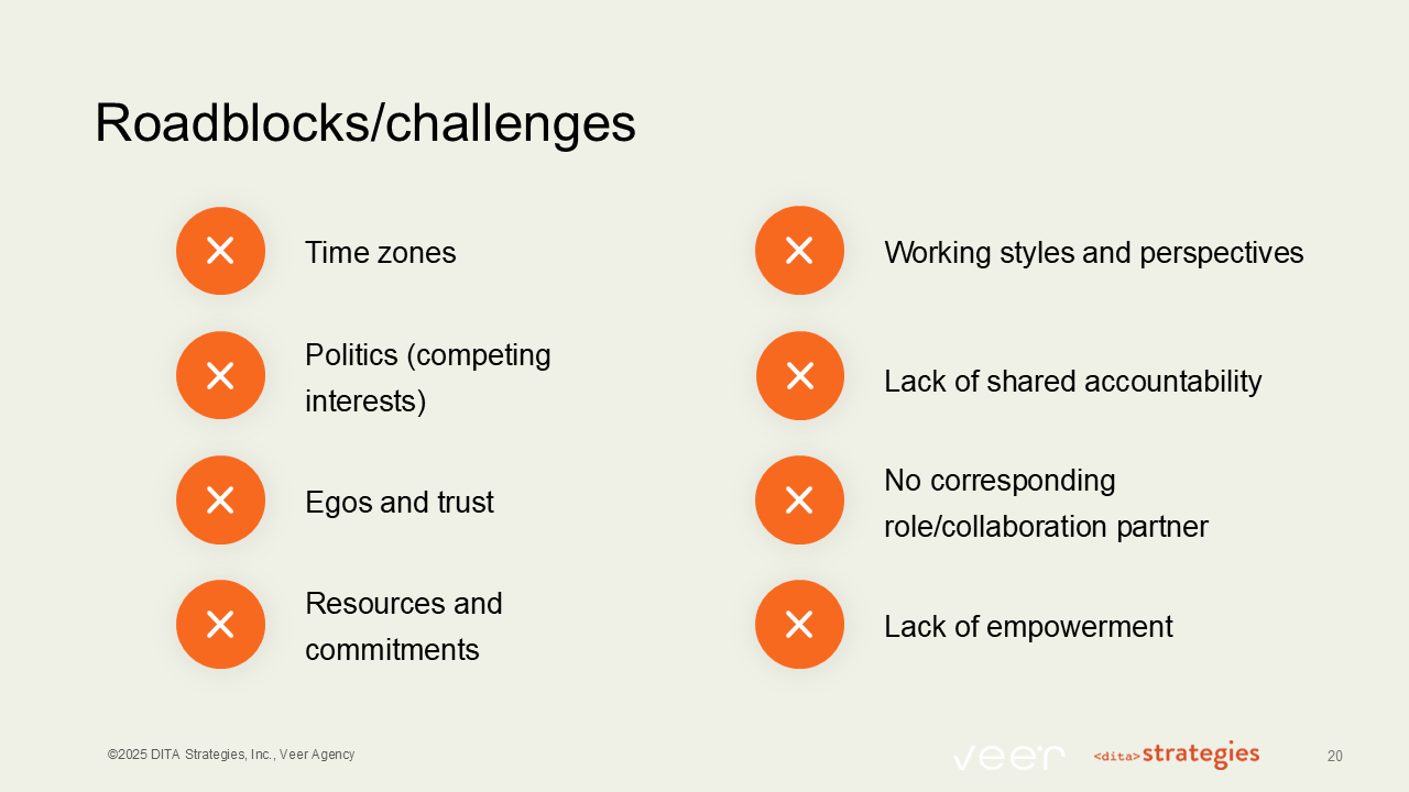 Slide 20: Roadblocks/Challenges