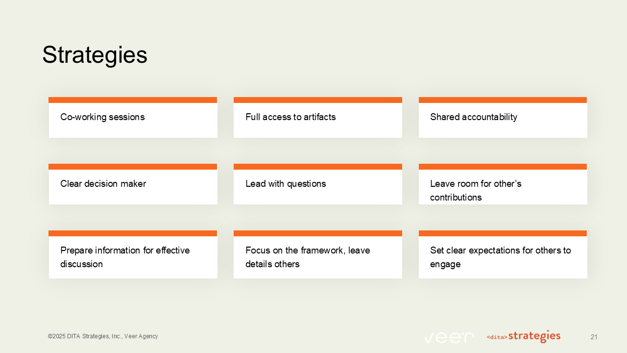 Slide 21: Strategies