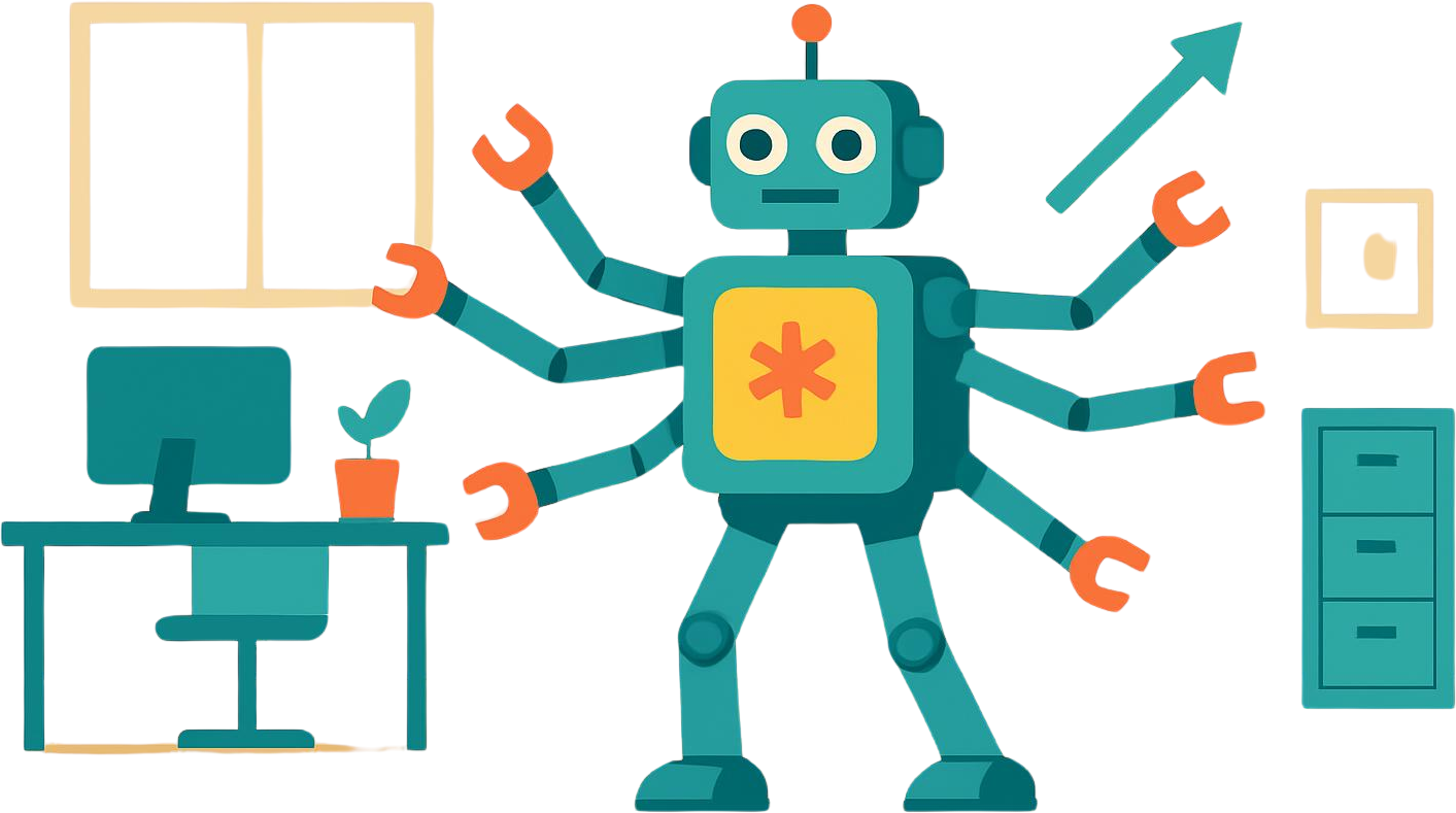 A robot with many arms