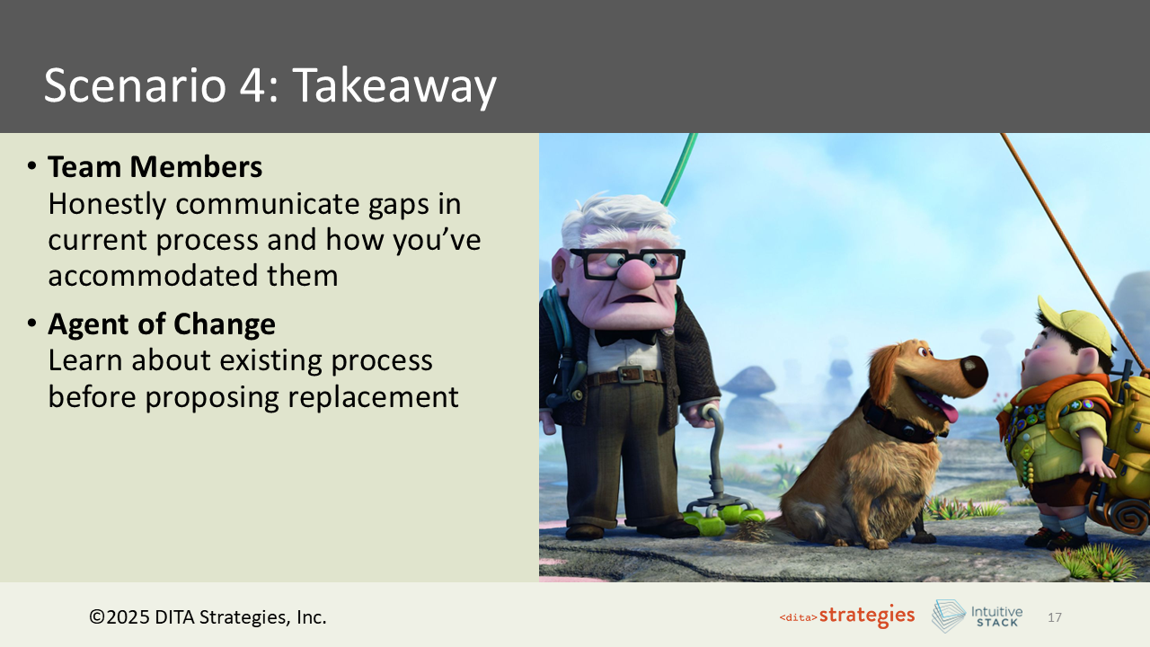 Slide 17: Scenario 4: Takeaway