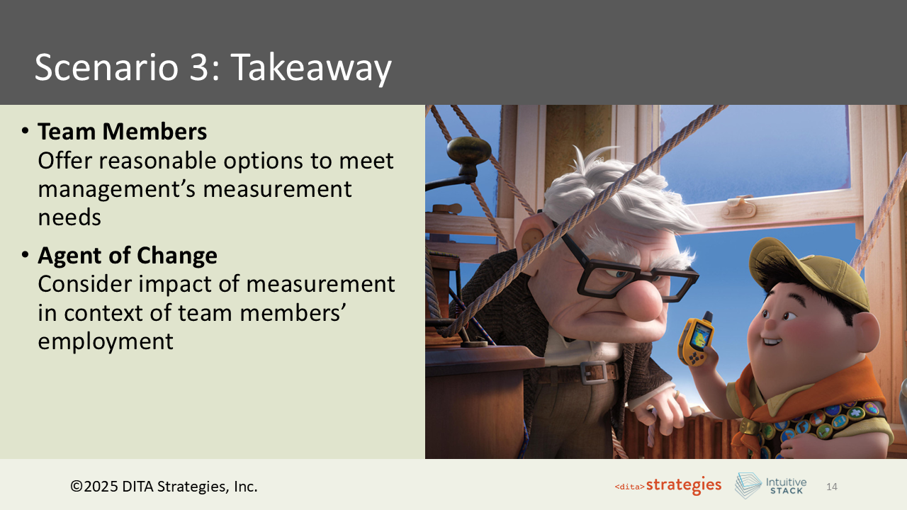 Slide 14: Scenario 3: Takeaway