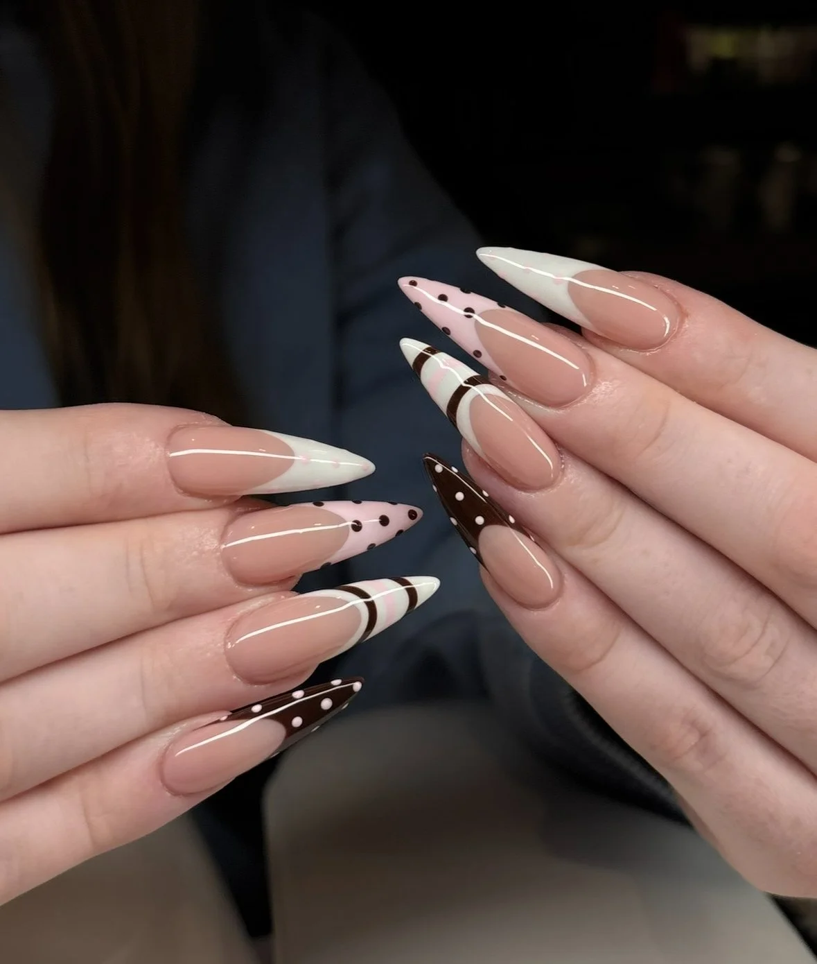 pointy pink and brown french.jpeg