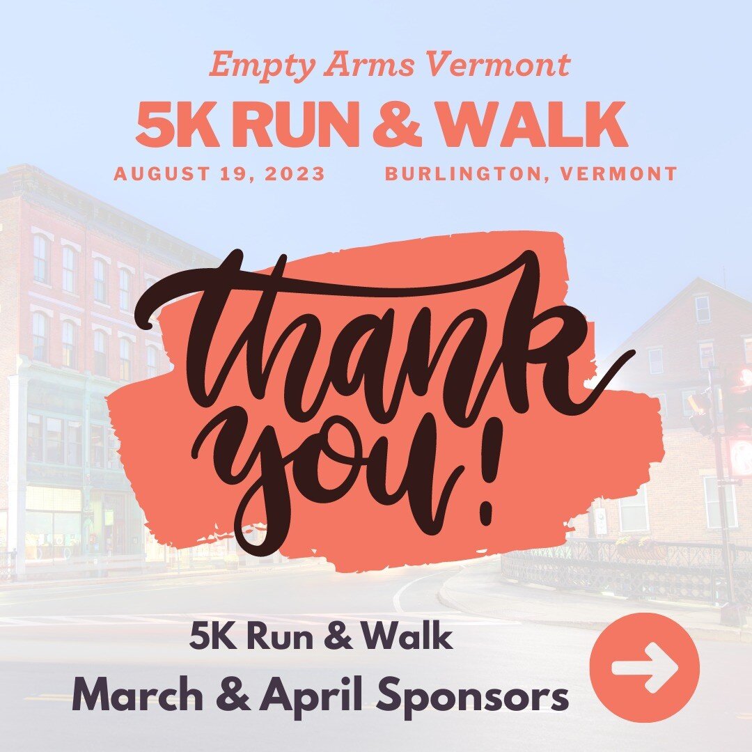 We are taking a minute to thank the business sponsors that have recently joined our 5K Run &amp; Walk this summer! It takes a whole community to support families navigating their darkest days after pregnancy and infant loss. We are so grateful for th