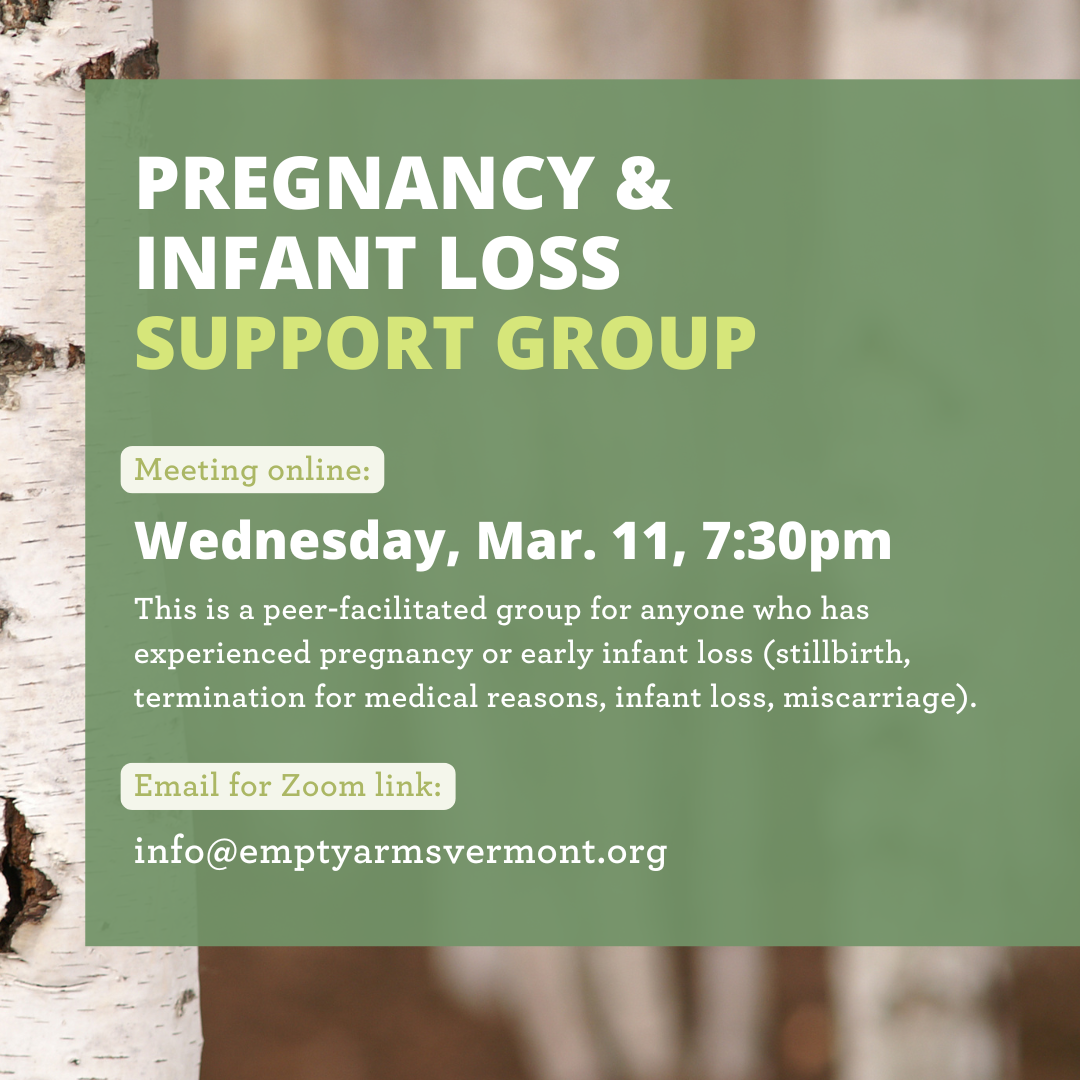 Support Group: Pregnancy and Infant Loss
