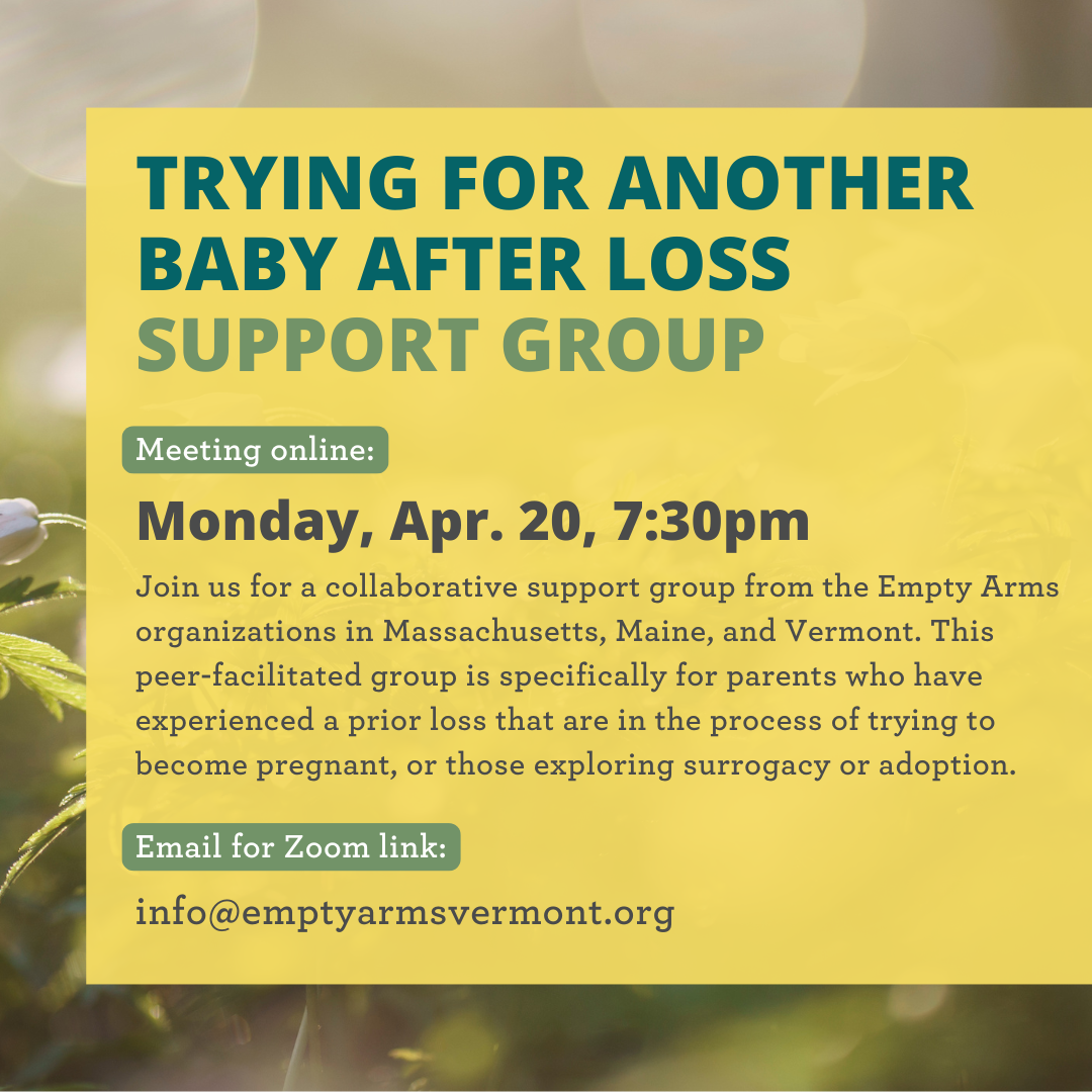 Support Group: Trying for Another Baby After Loss