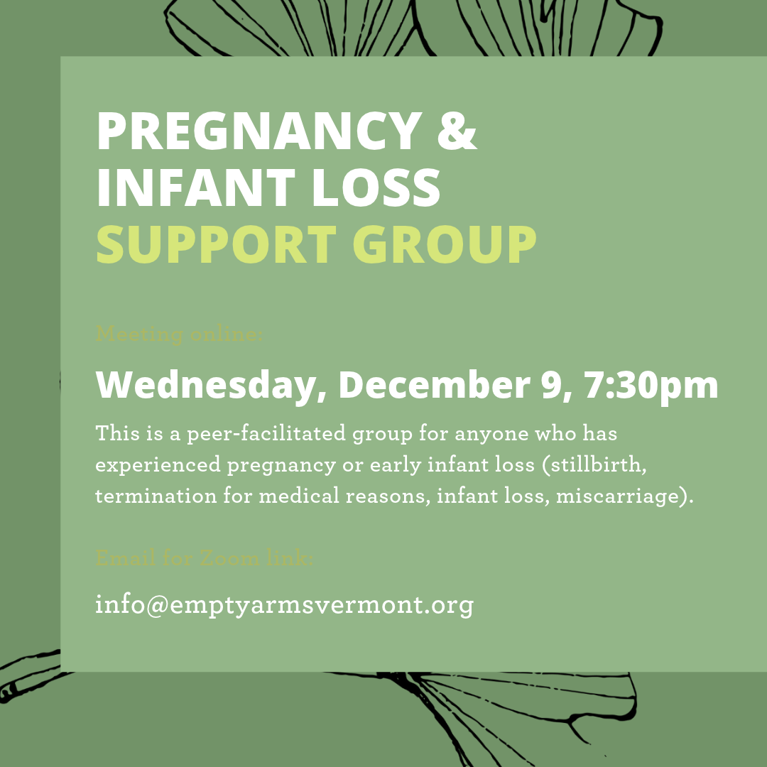 Support Group: Pregnancy and Infant Loss